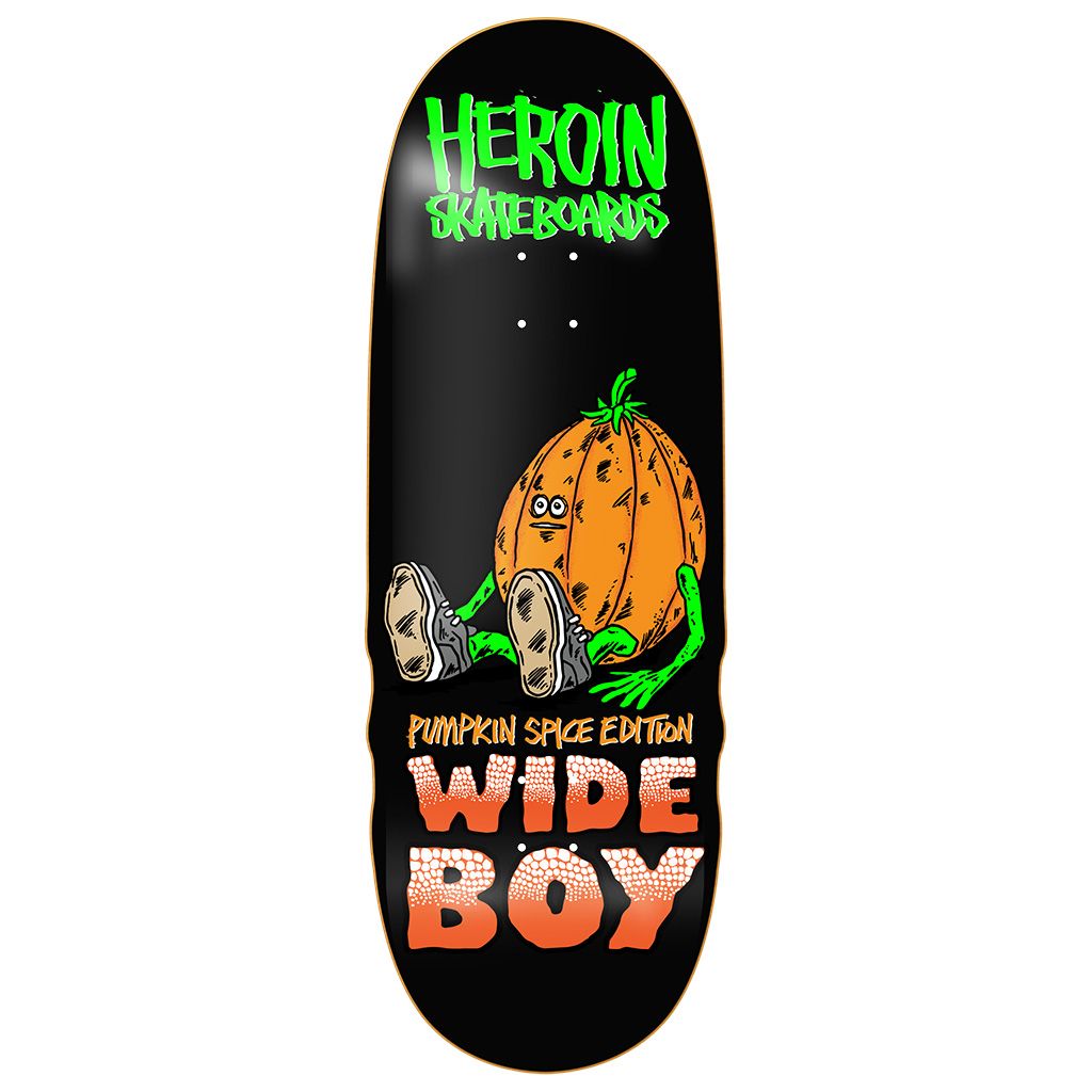 Heroin Pumpkin Spice Wide Boy Deck - 10.75