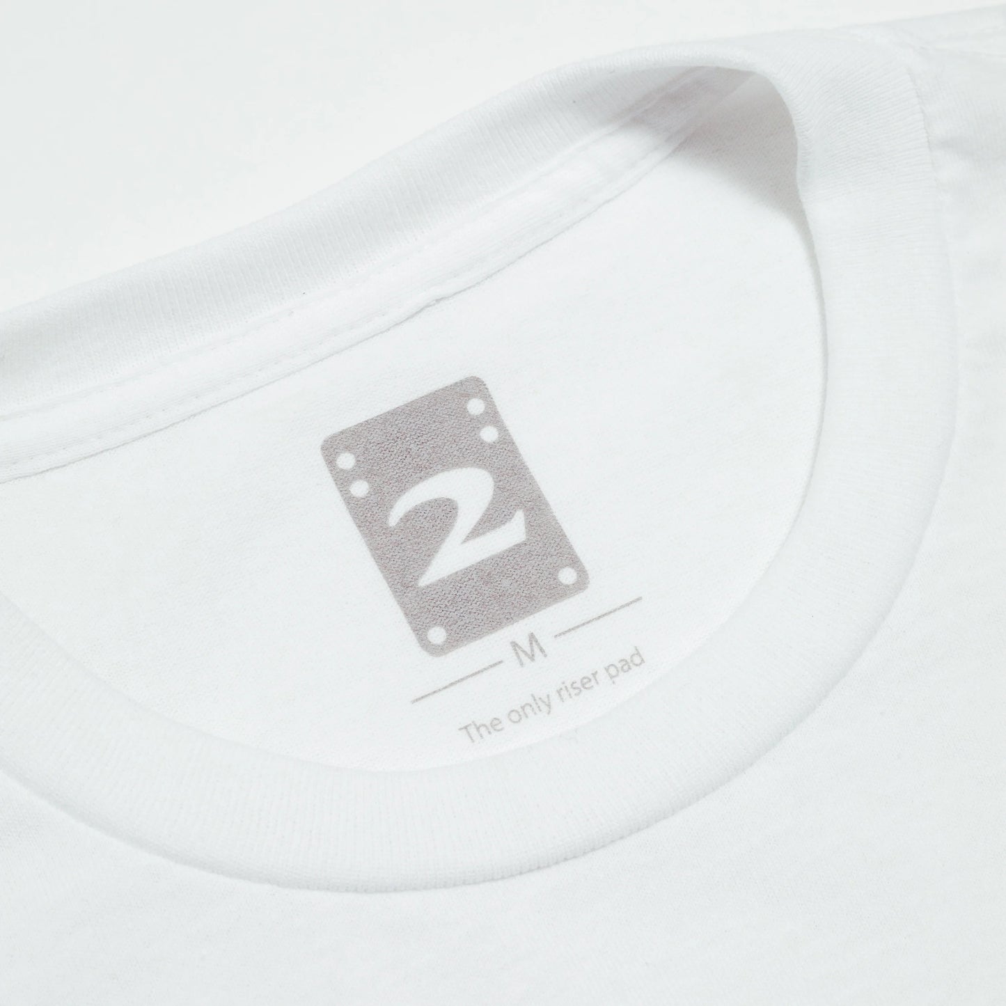 2 Riser Pads Logo Tee - White/Blue