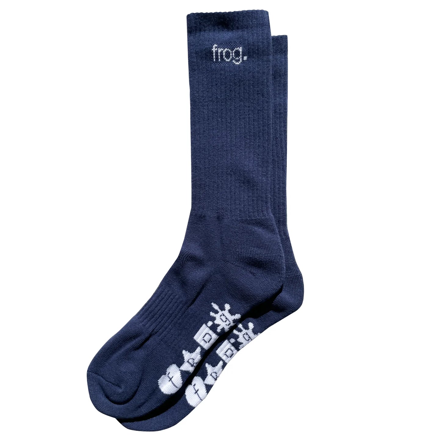 Frog Socks - Navy/White