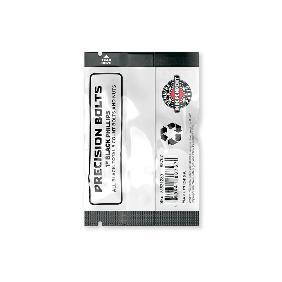 Independent 1” Black Phillips Hardware