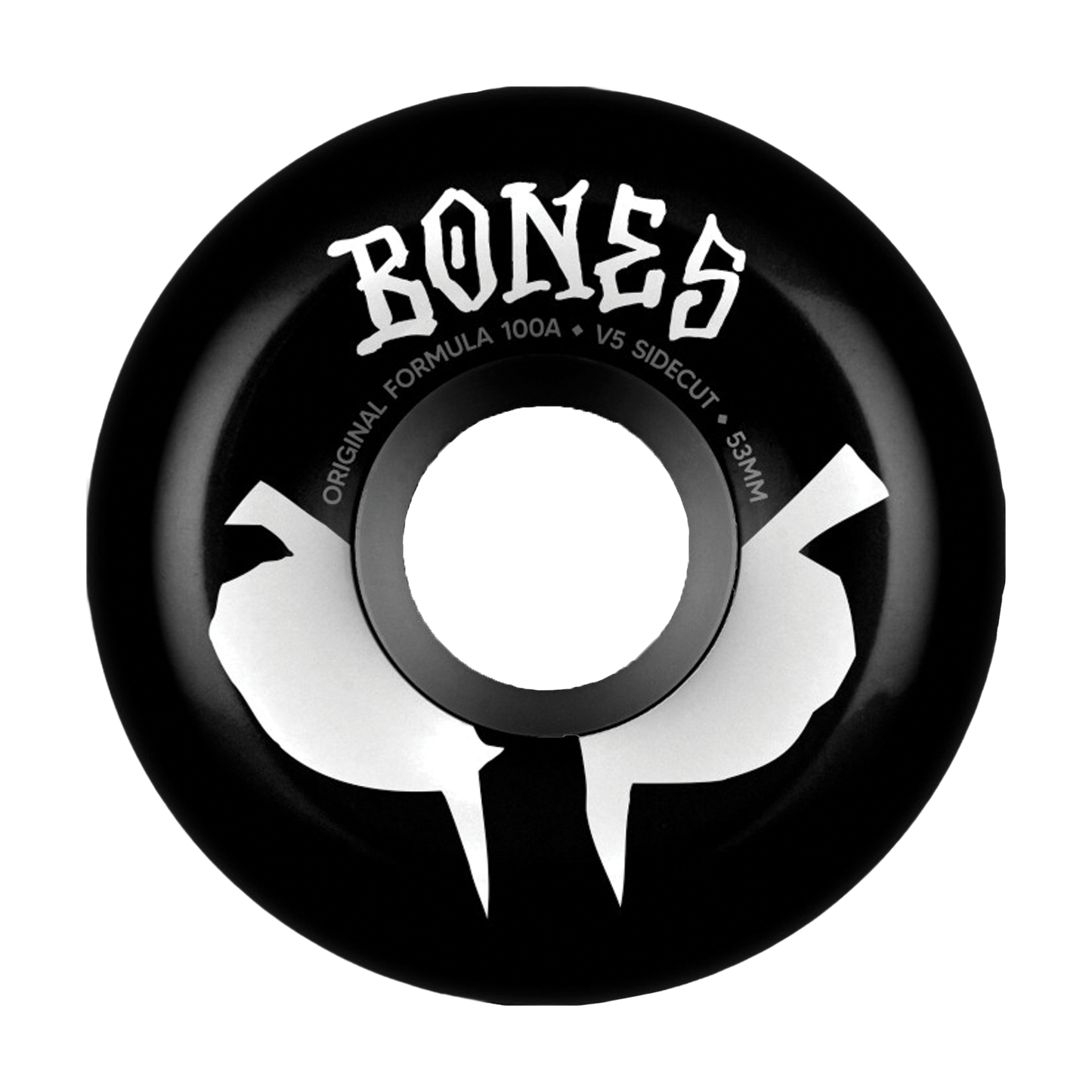 Bones OG V5 Sidecuts 100A Wheel Black - 53mm