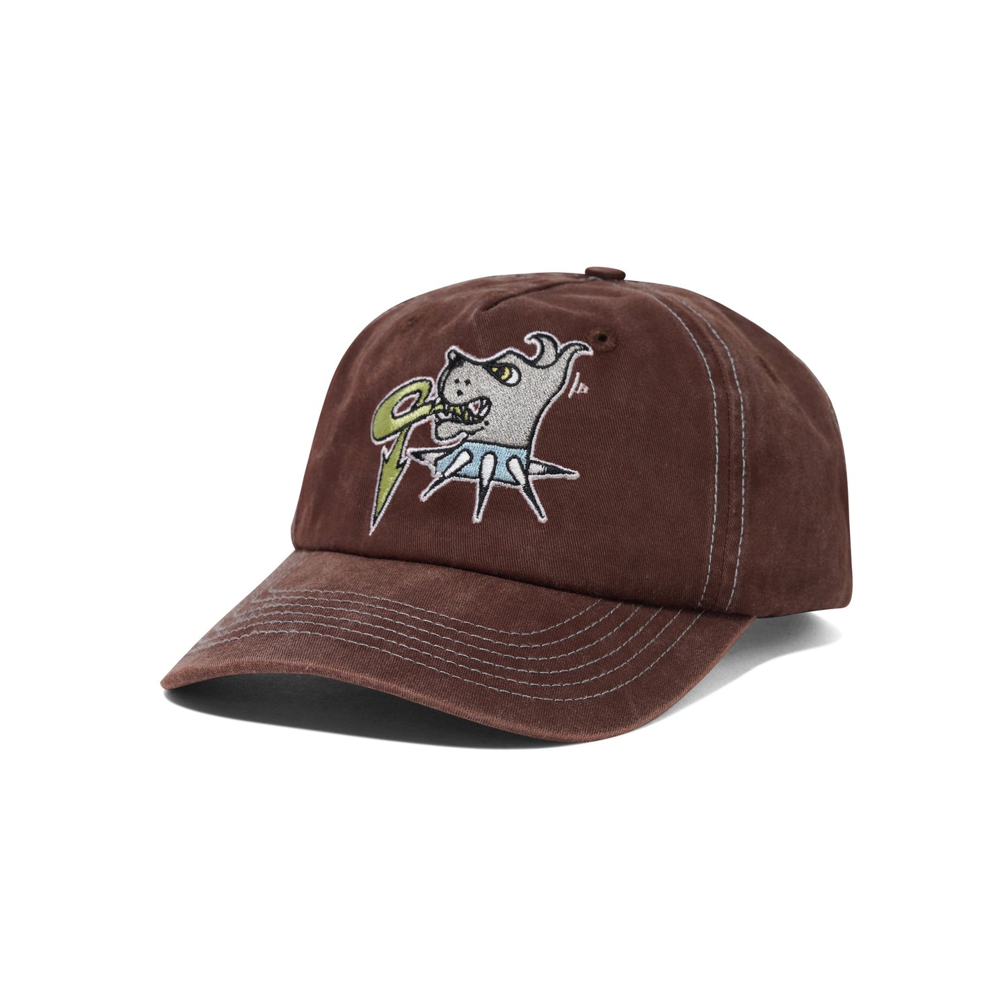 Butter Goods Canine 5 Panel Cap - Washed Brown