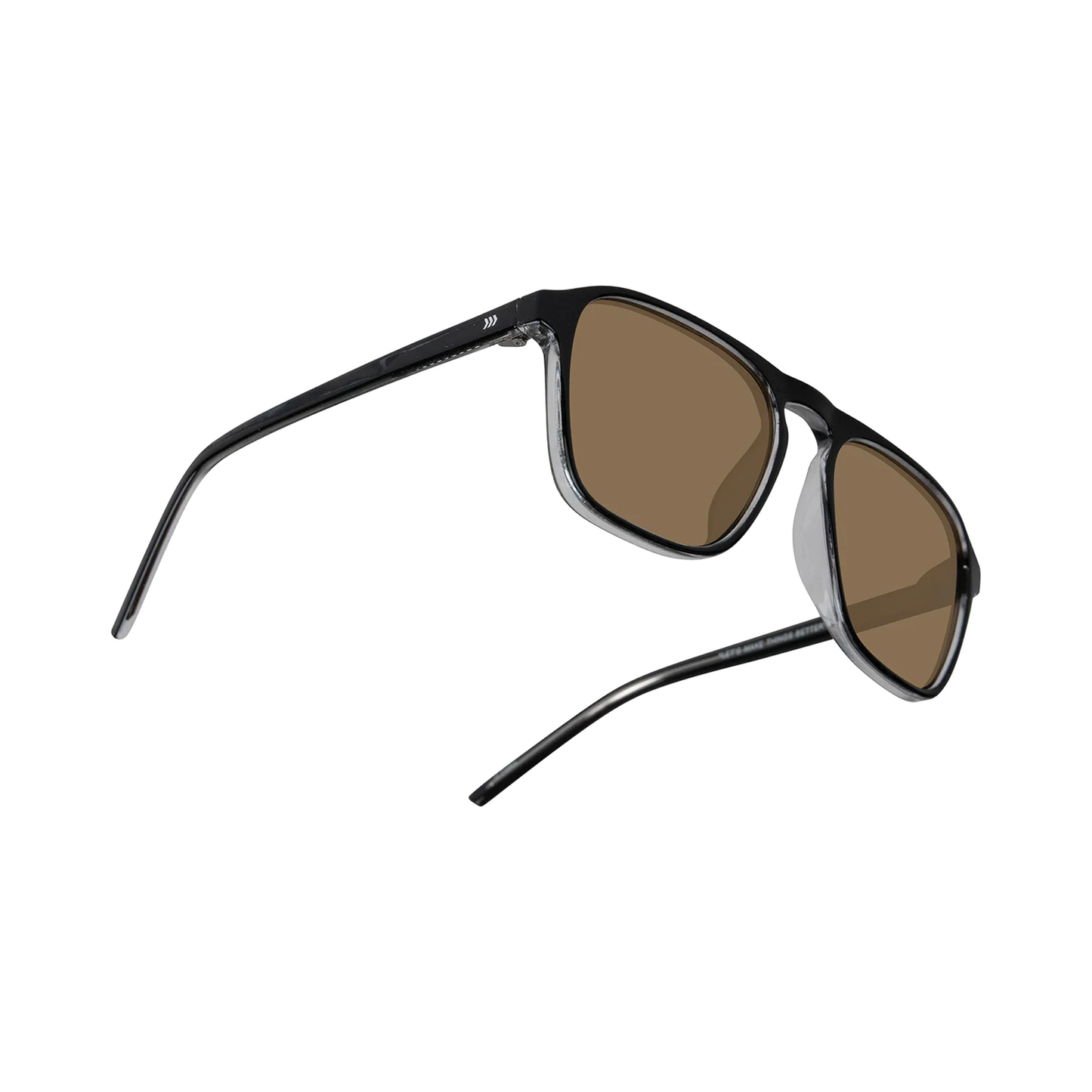 Cassette Philips Sunglasses - Eclipse Black / Polarized Light Brown Lens