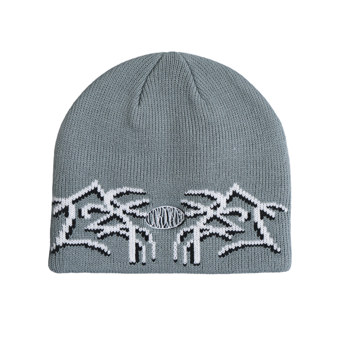 Corduroy Airbrush Beanie - Lt Blue
