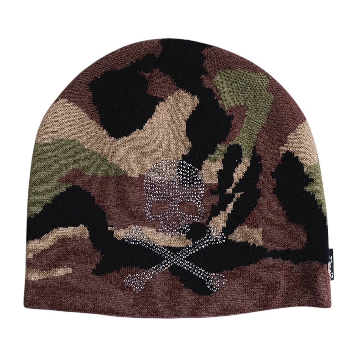 Corduroy Shine On Skully Beanie - Camo