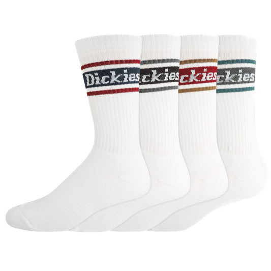 Dickies Rugby Stripe Sock Pack White Assortment