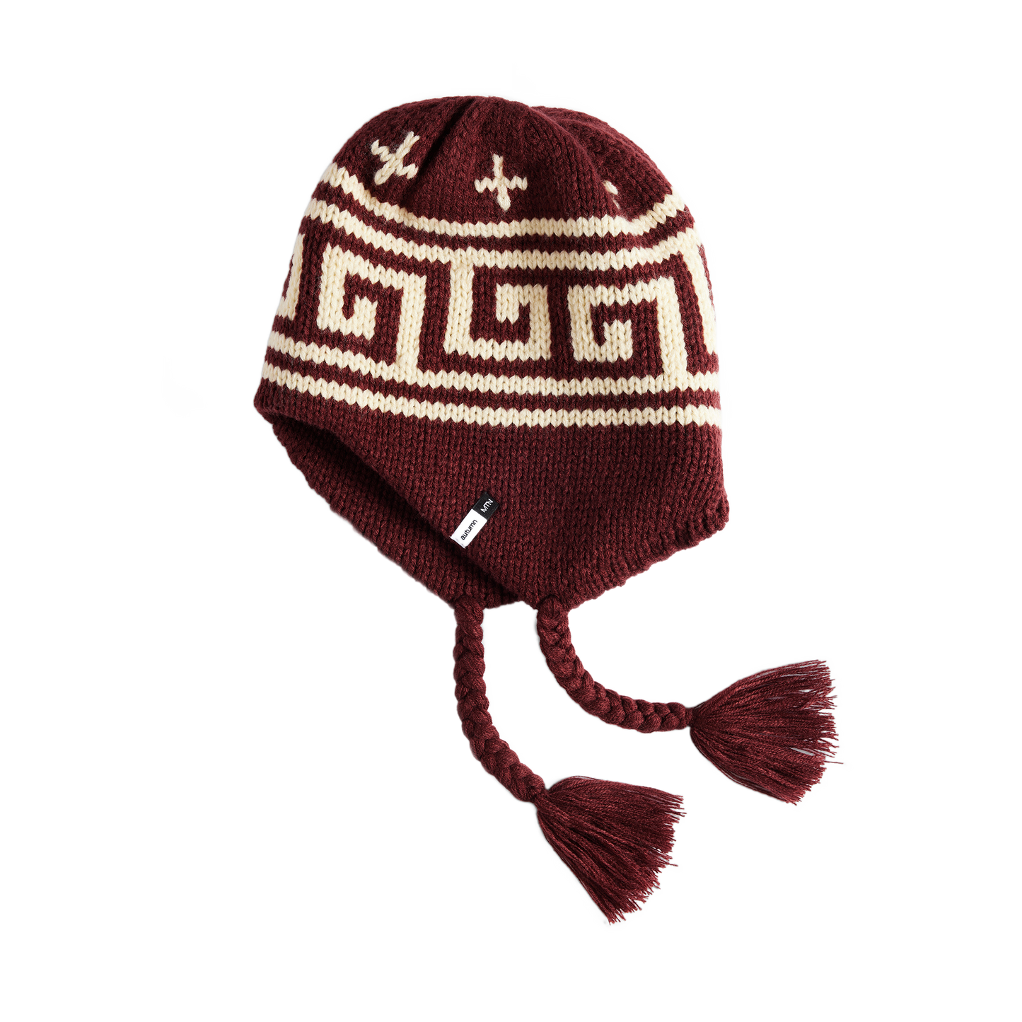 Autumn Niseko Earflap Beanie - Burgundy