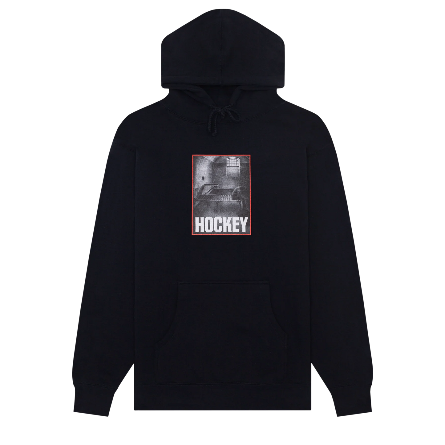 Hockey Bedrot Hoodie - Black