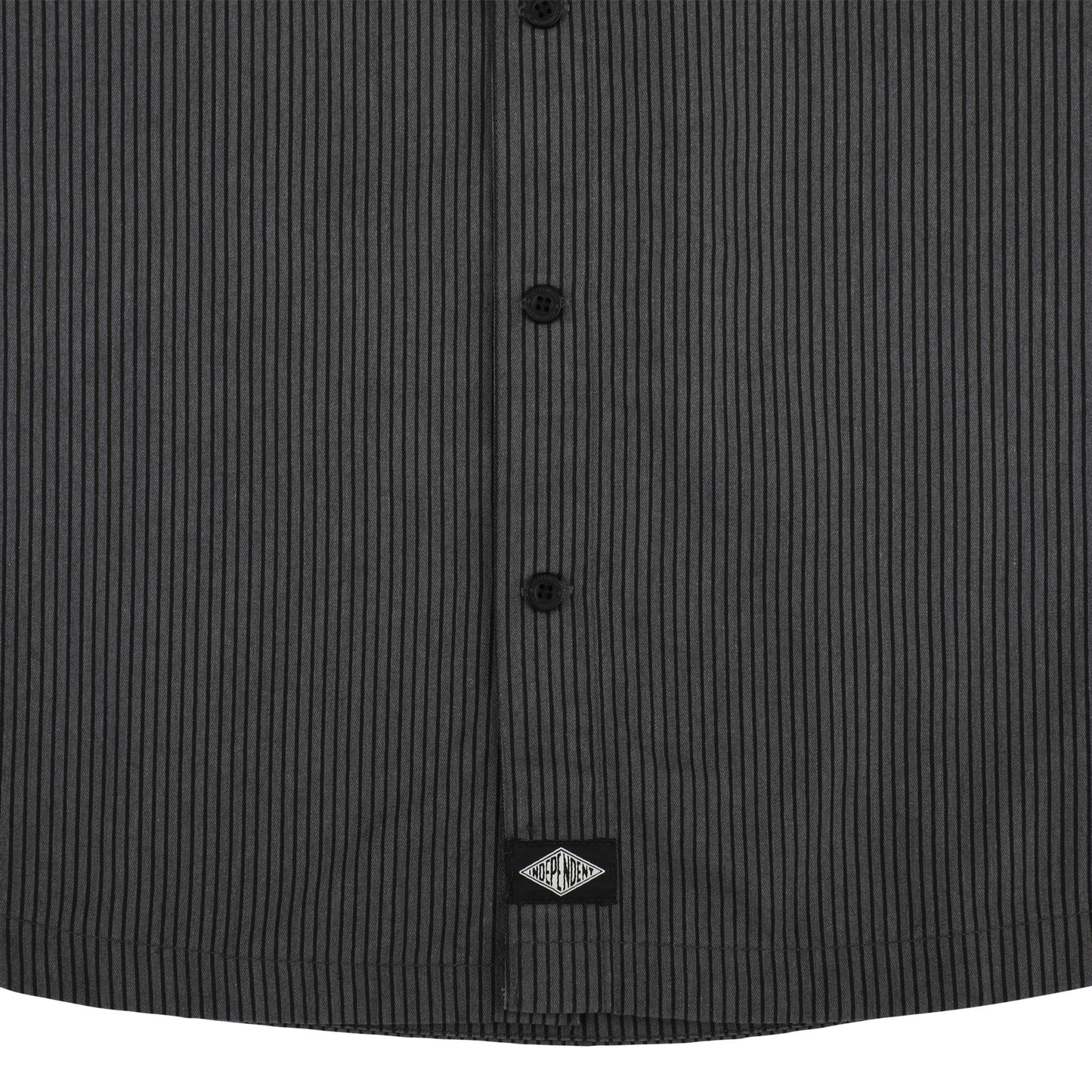 Independent Free On The Streets Button Up Shirt - Ash / Black
