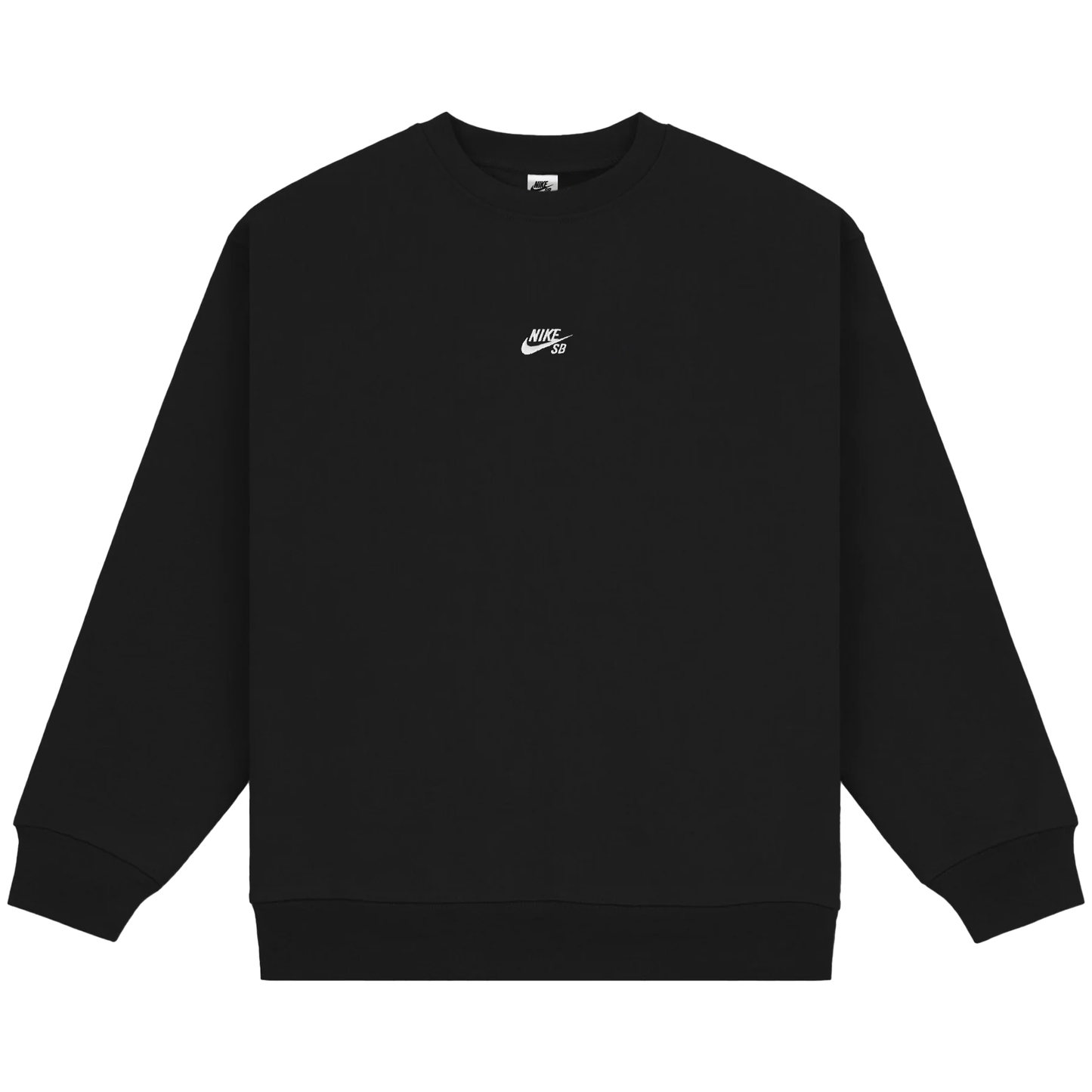 Nike SB Essential Logo Fleece Skate Crew - Black
