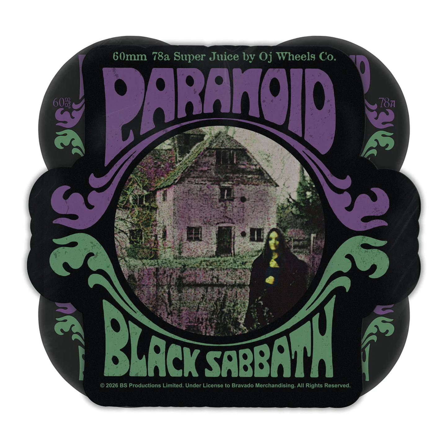 OJ Black Sabbath Paranoid Super Juice Wheels 78a - 60mm