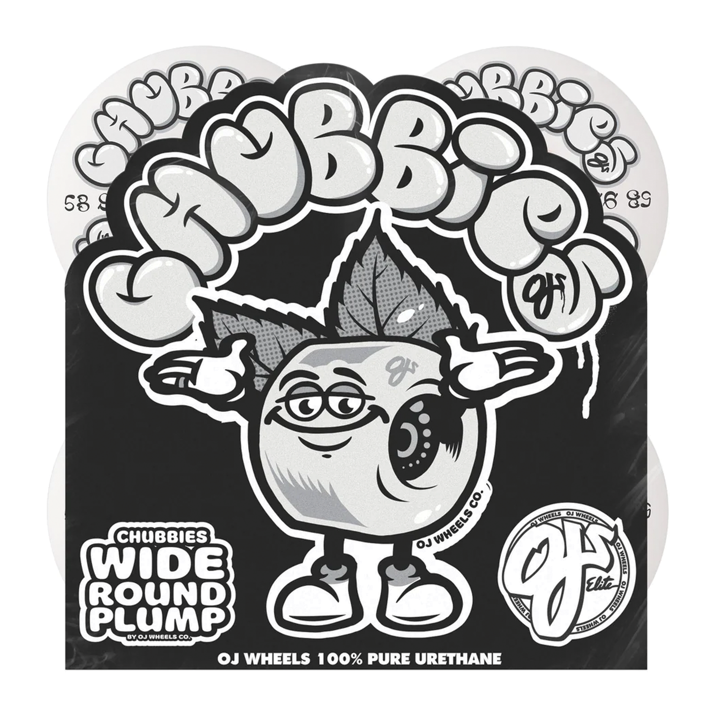 OJ Wheels Throw Ups Chubbies Wheels 99a - 58mm