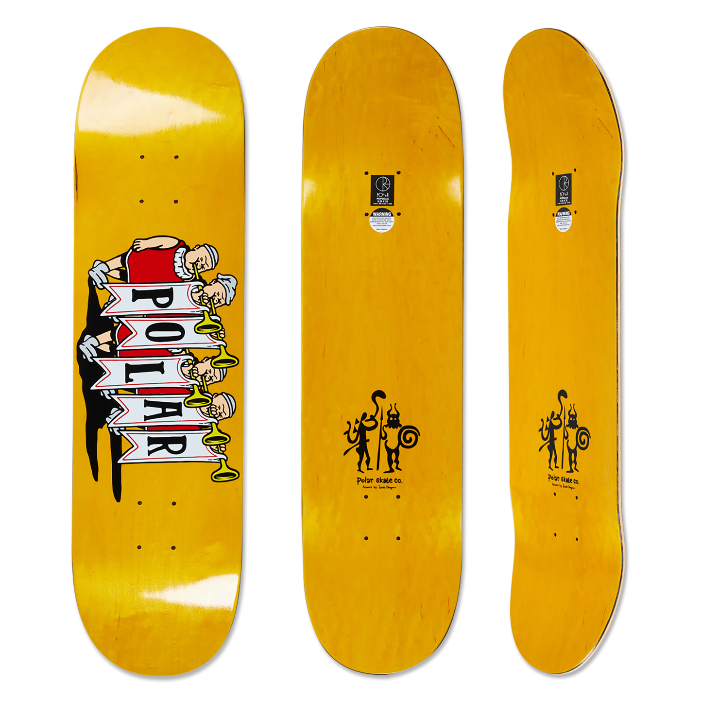 Polar Trumpets Deck - 8.5 Short (WARPED)