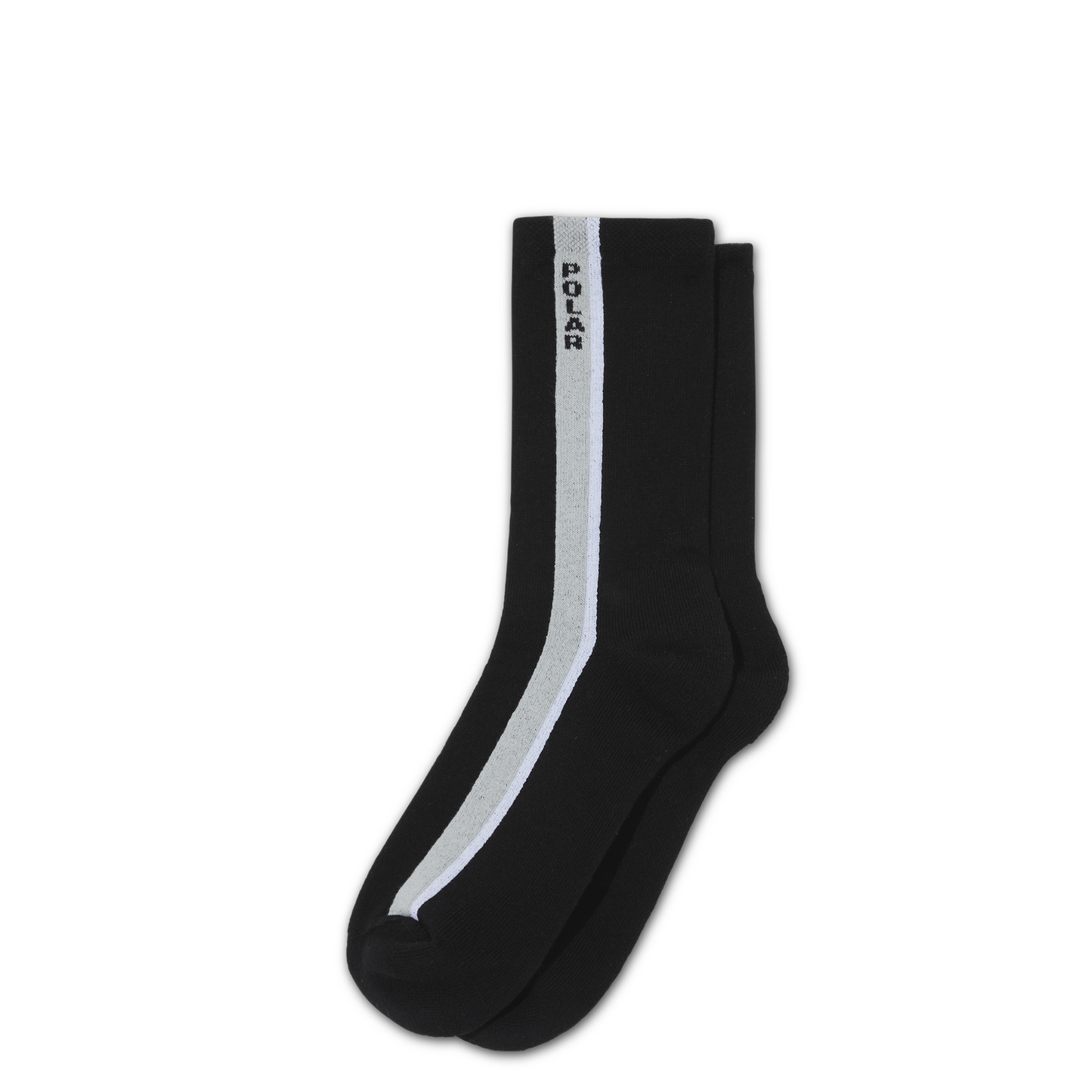 Polar Business Socks - Side Stripe Black