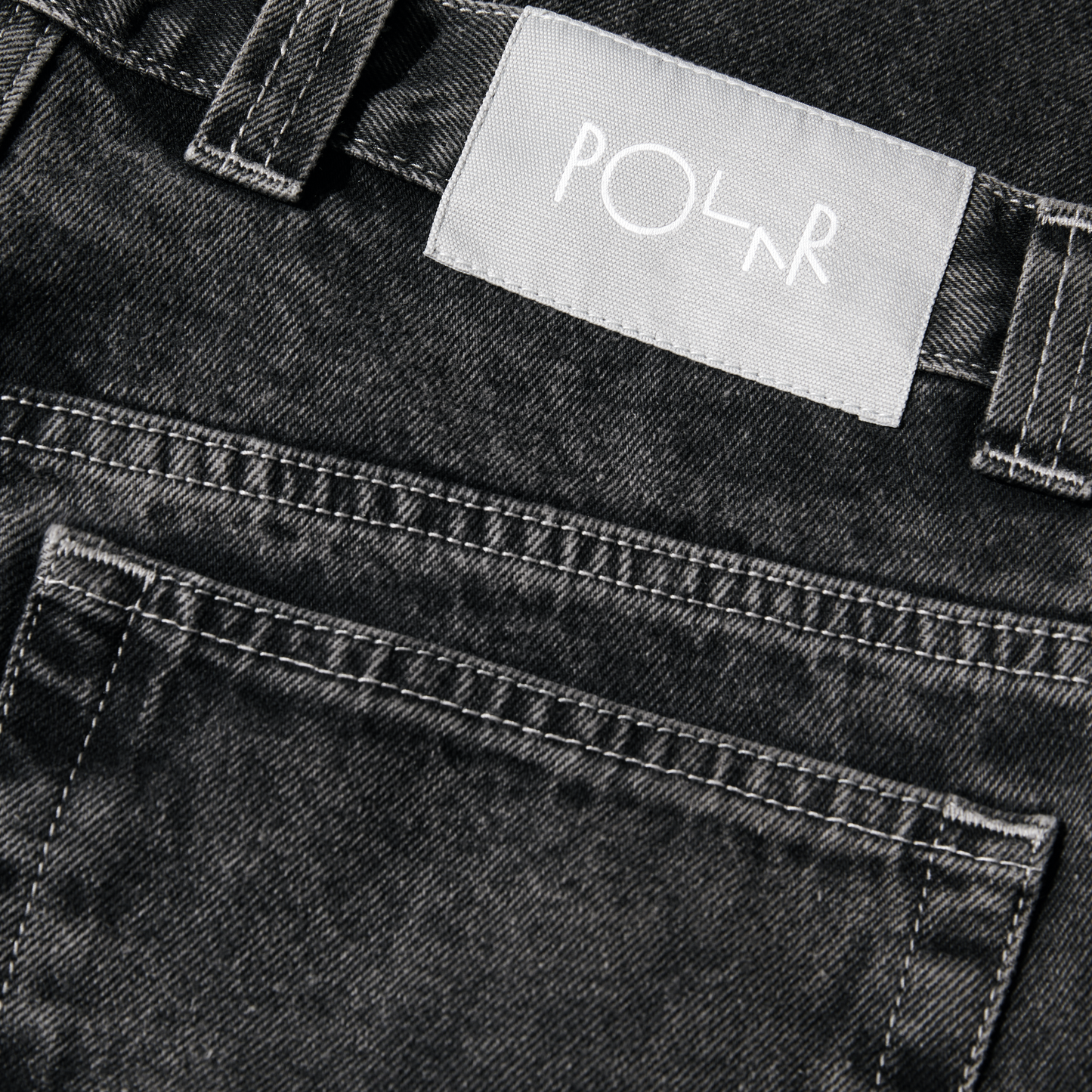 Polar 93! Denim Pants - Silver Black