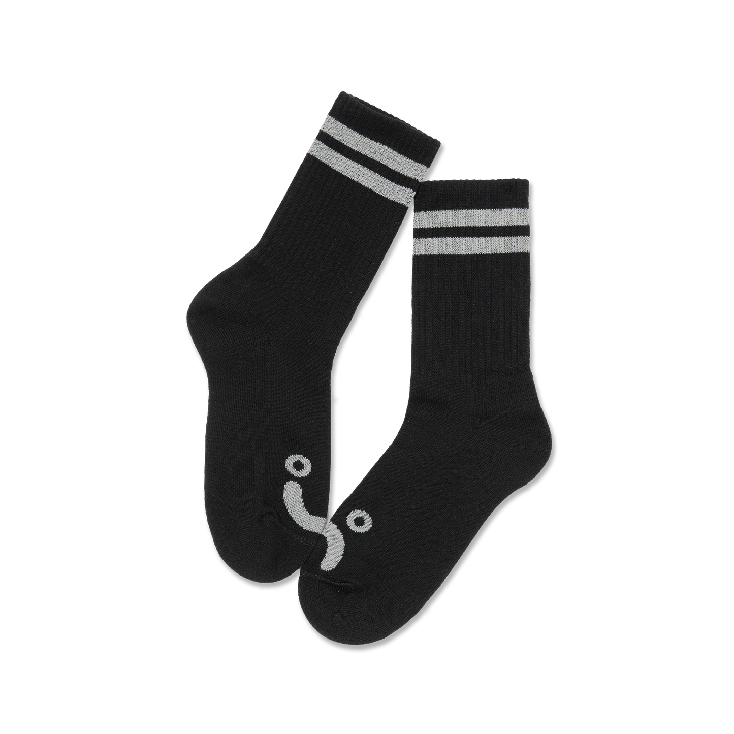Polar Rib Sock - Black / Grey