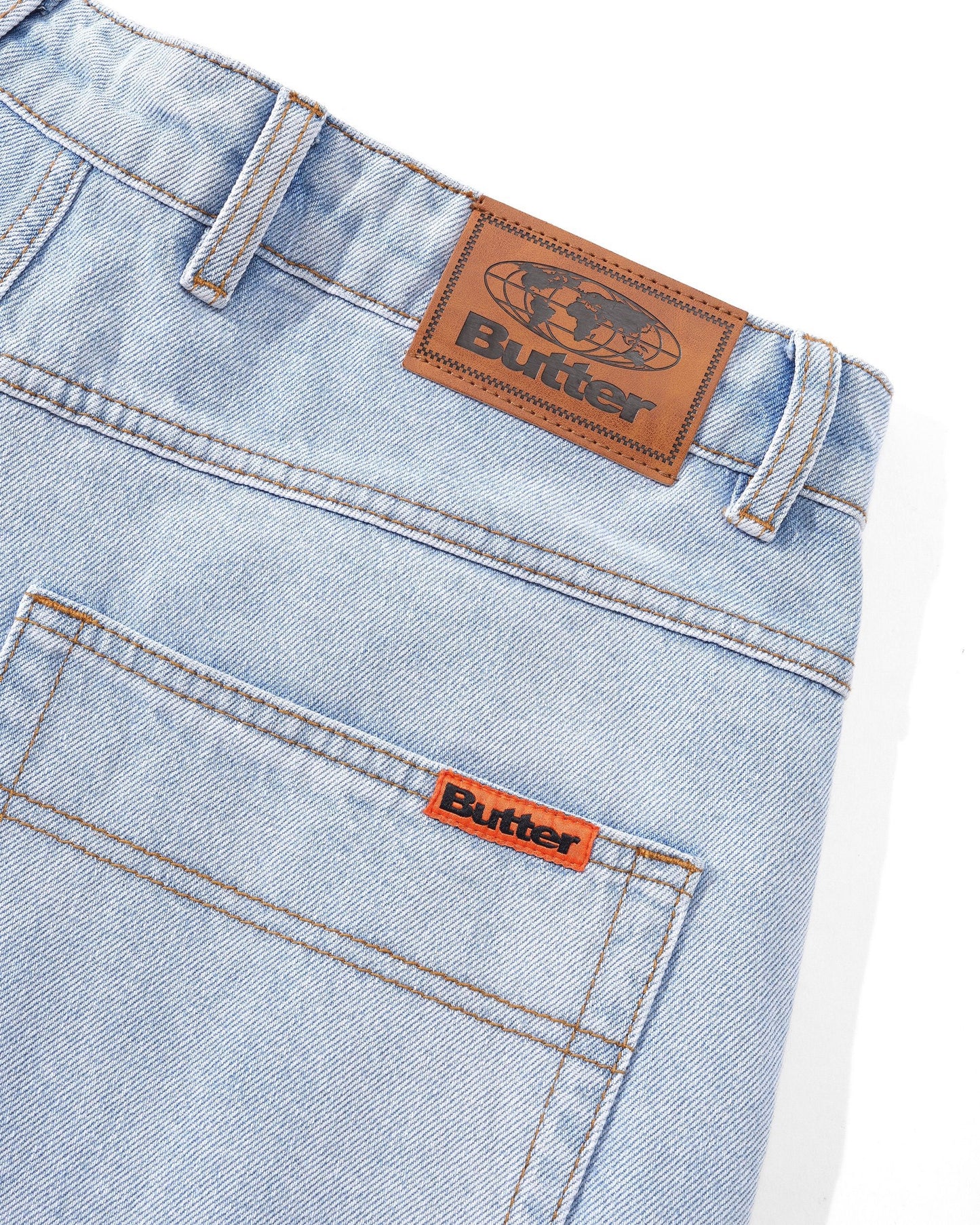 Butter Goods Relaxed Denim Jeans - Light Blue