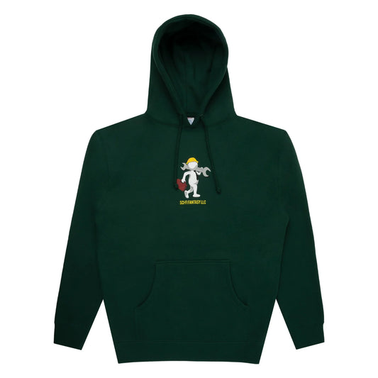 Sci-Fi Fantasy Tech Support Hoodie - Forest