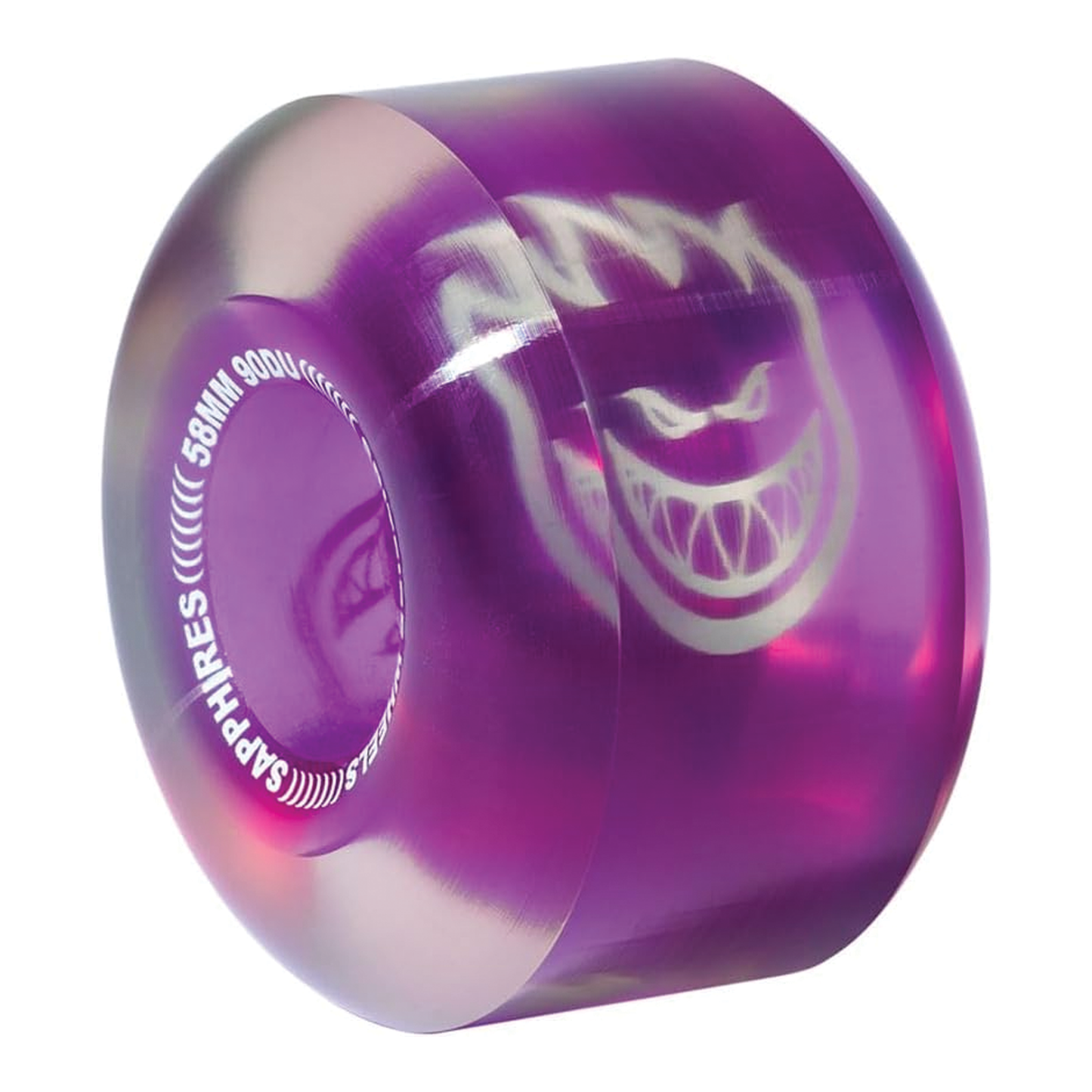 Spitfire 90D Sapphire Wheel Clear Purple - 58mm
