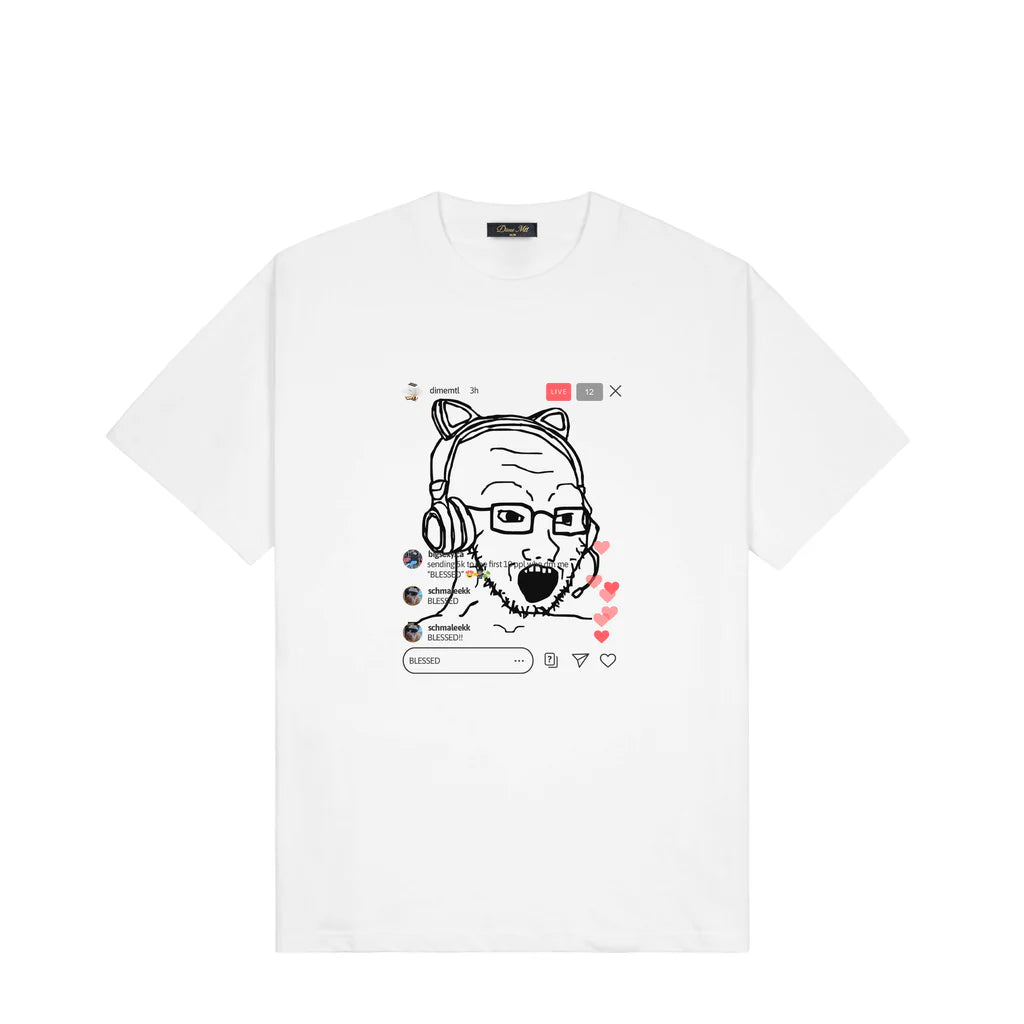 Dime Live Tee - White