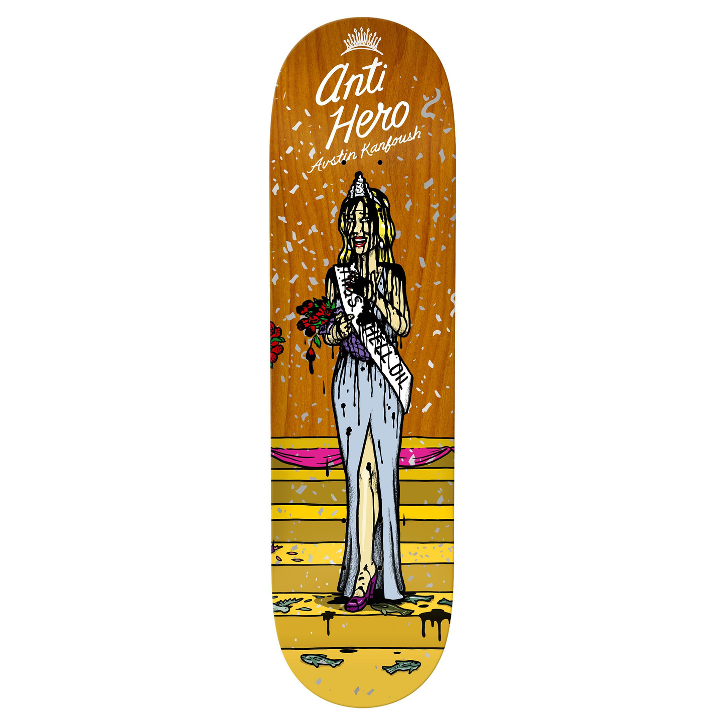 Anti-Hero Kanfoush Ms. Corporate Greed Deck - 8.25