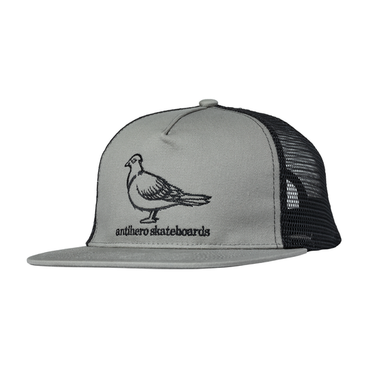 Anti-Hero Basic Pigeon Snapback Hat - Silver/Black