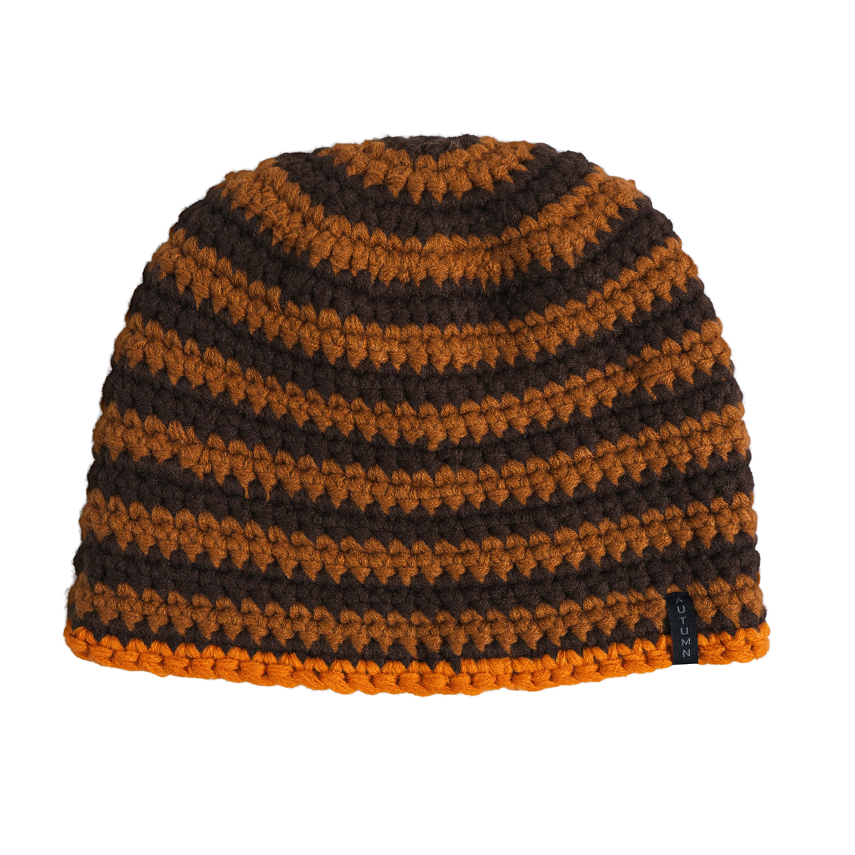 Autumn Crochet Beanie - Brown