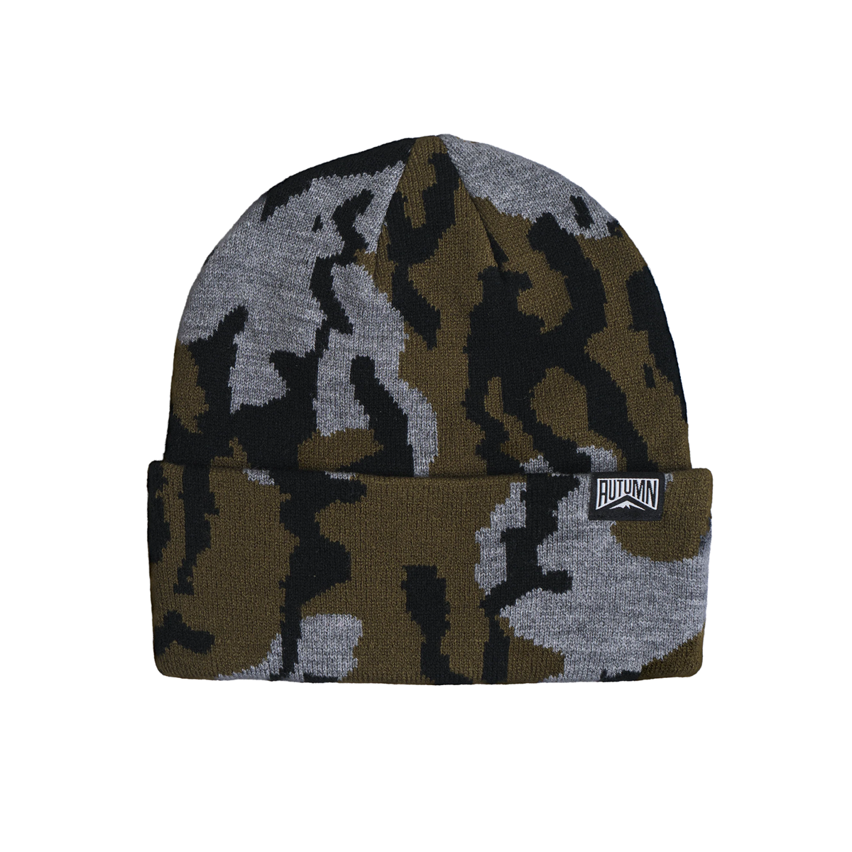 Autumn Old Growth Camo Beanie - Cement