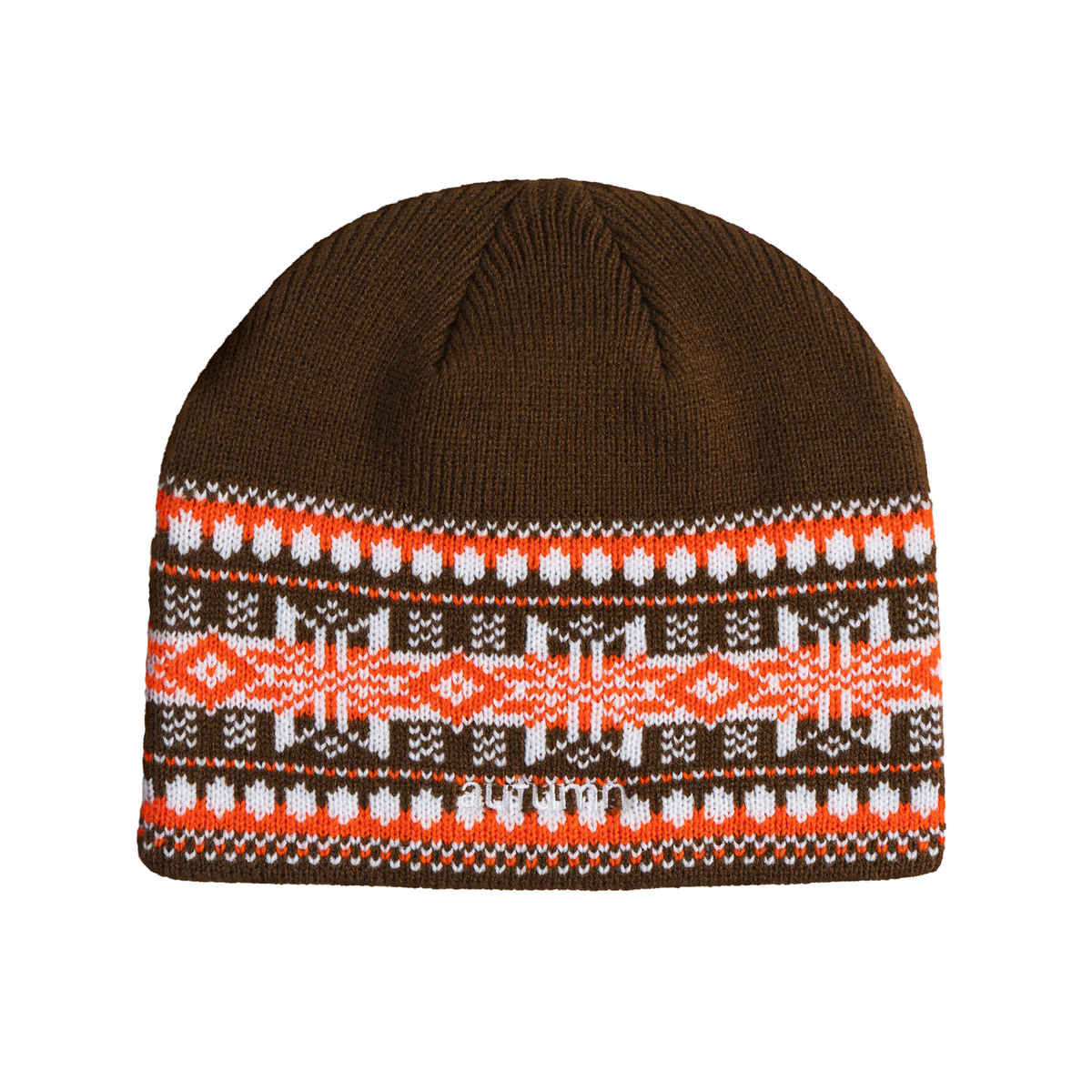 Autumn Warp Beanie - Brown