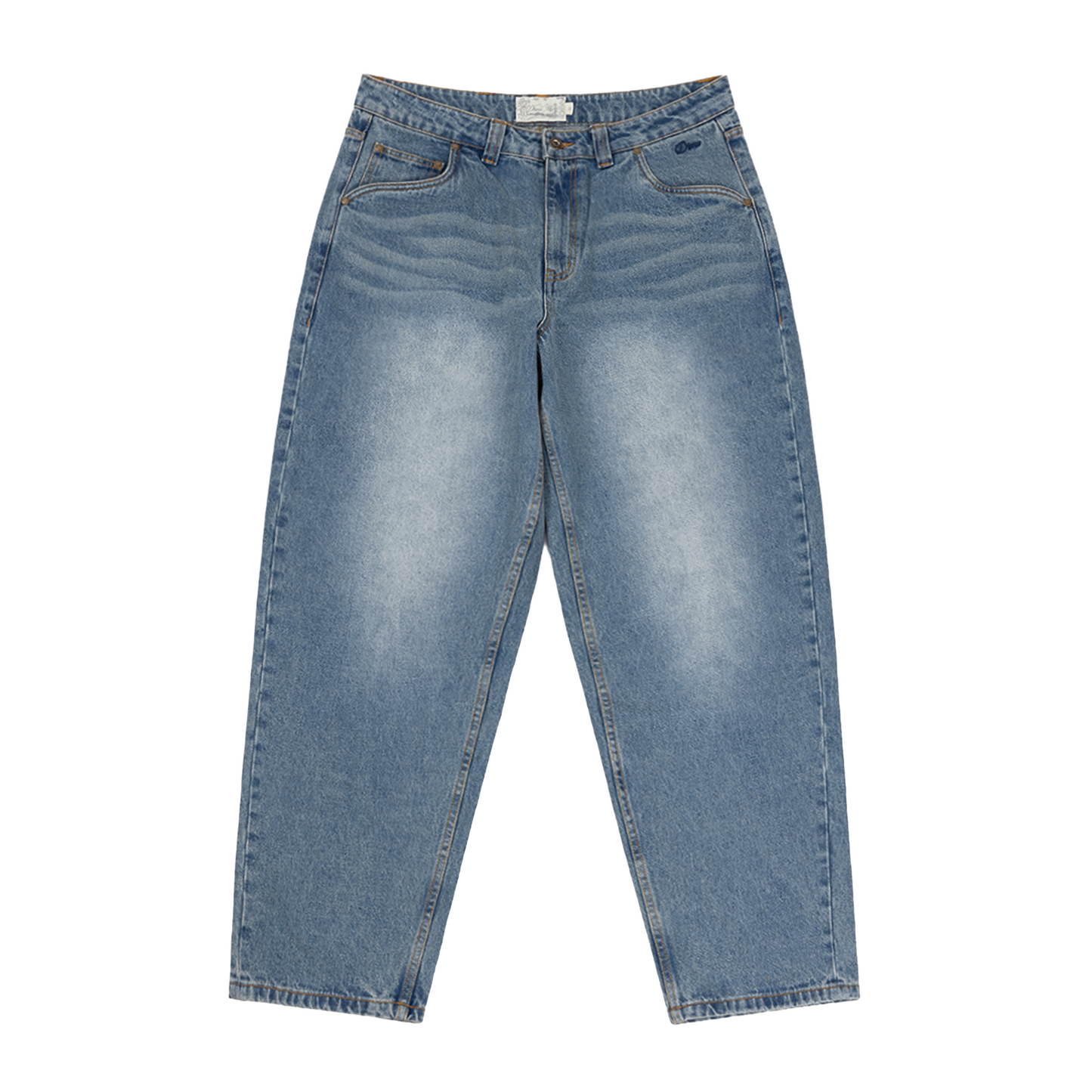 Dime Baggy Denim Pants - Sandblasted Indigo