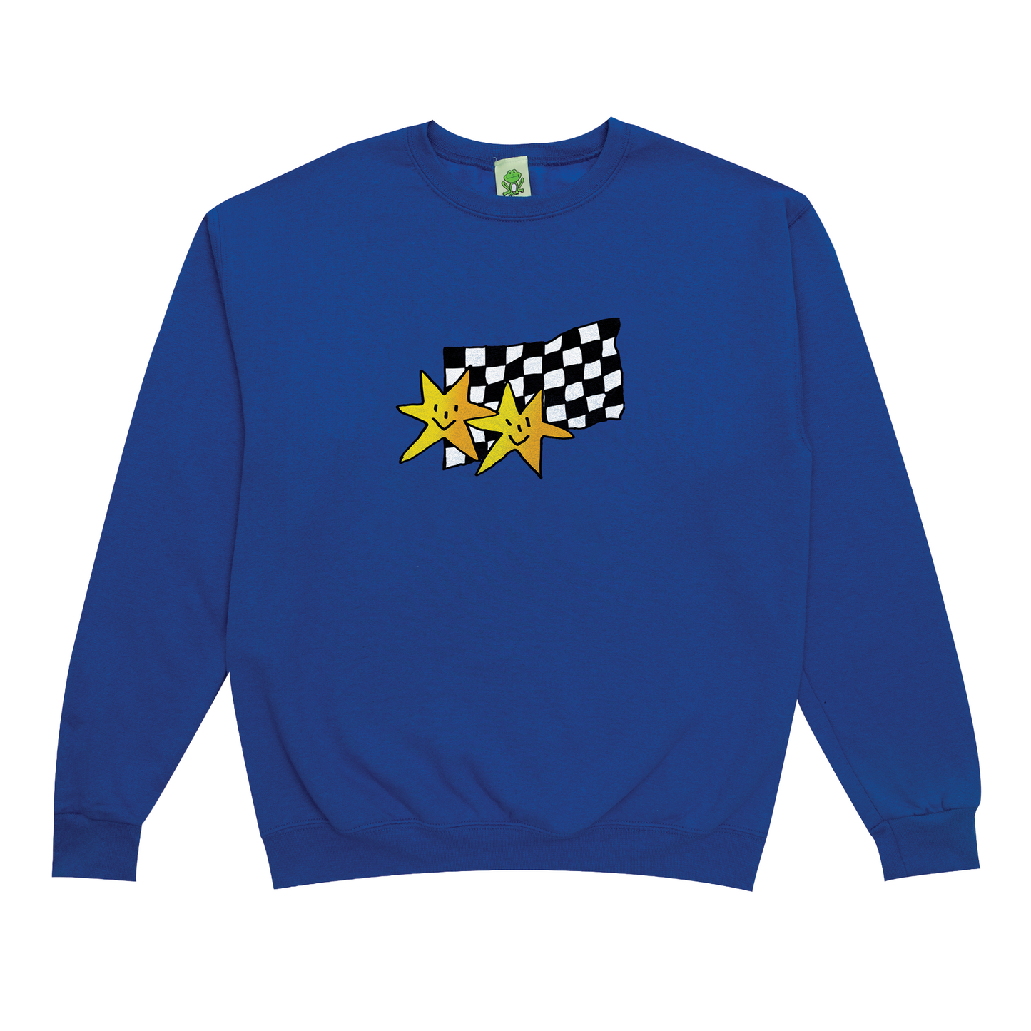 Frog Skateboards Premium Stars Crewneck - Royal Blue