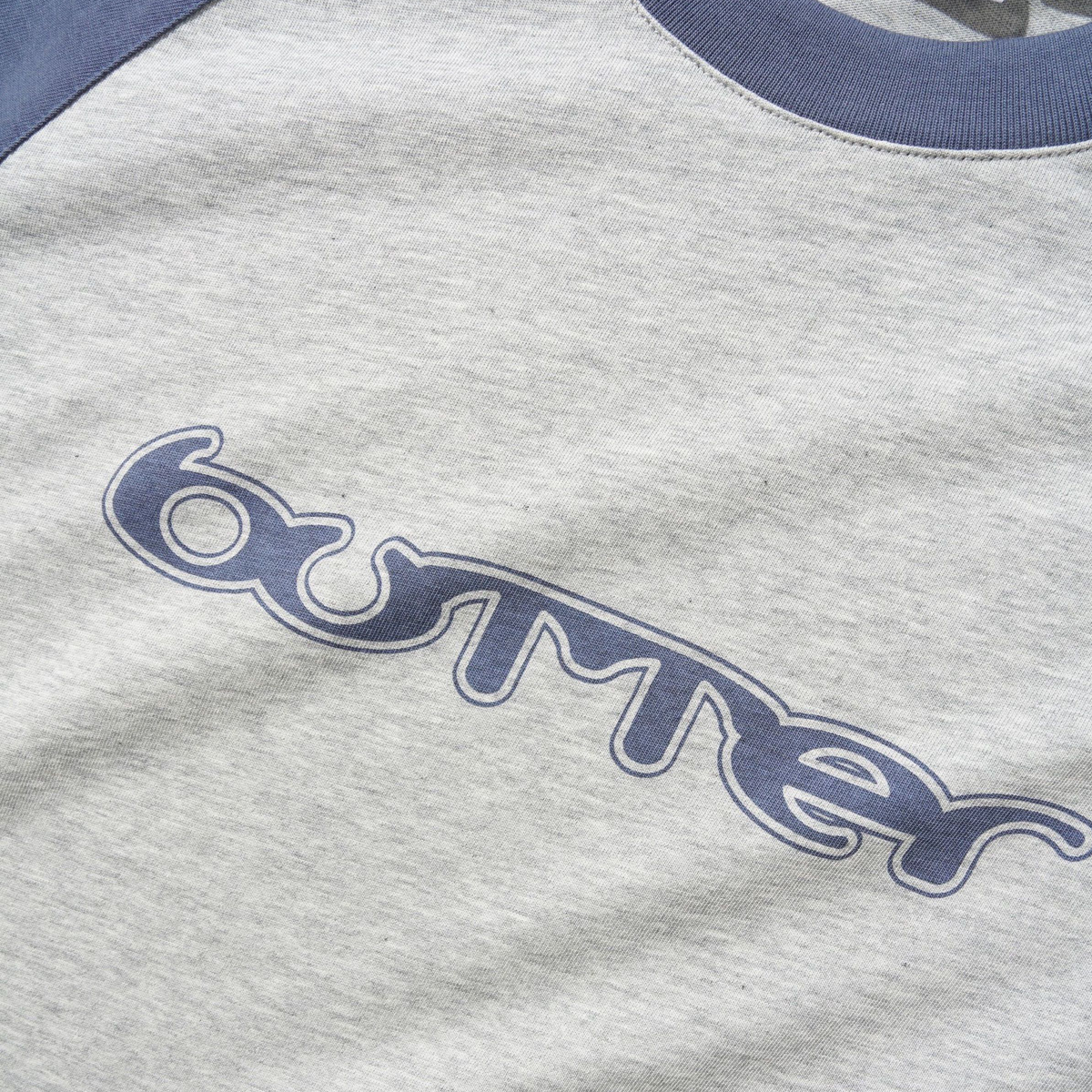 Butter Goods Witness Raglan Tee - Slate / Ash