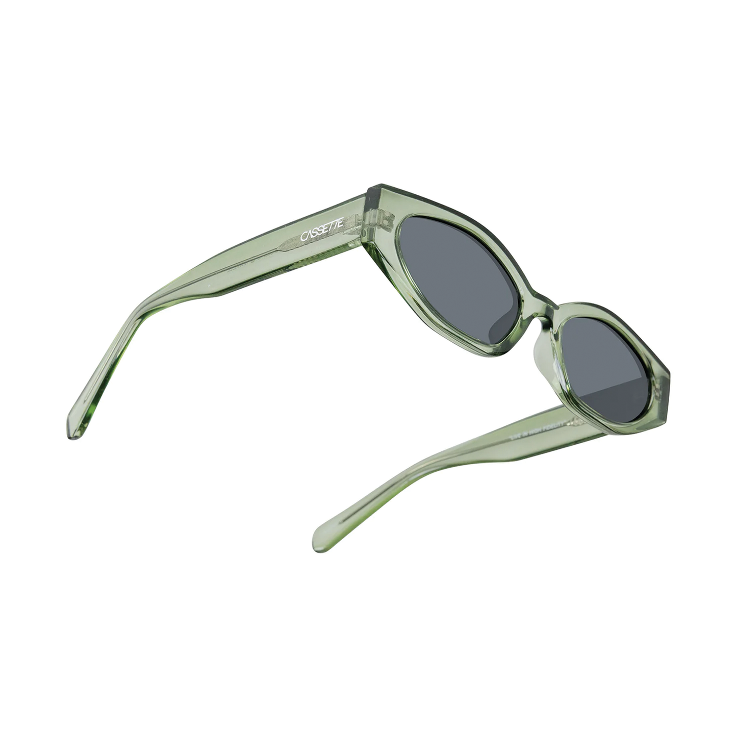 Cassette Maxwell Sunglasses - Sage / Polarized Smoke Lens