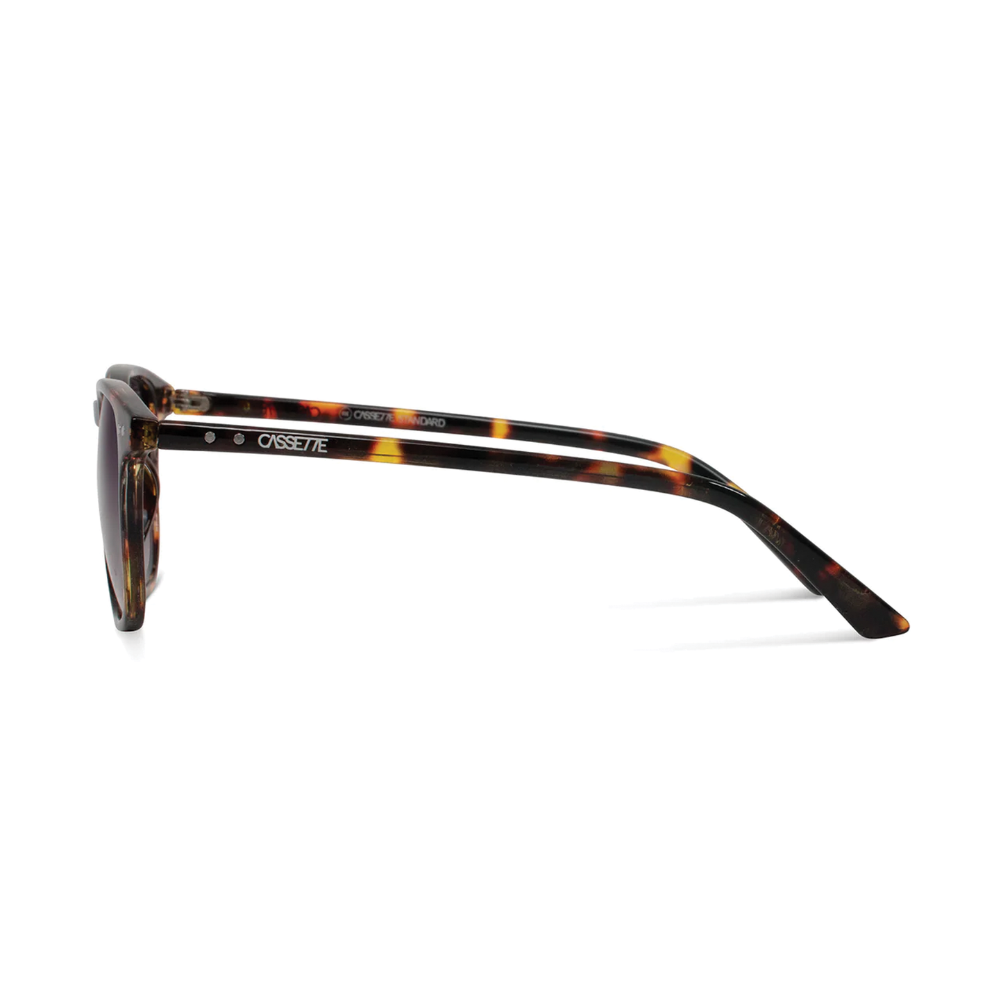 Cassette Standard Sunglasses - Whiskey Tortoise / Smoke Gradient Lens