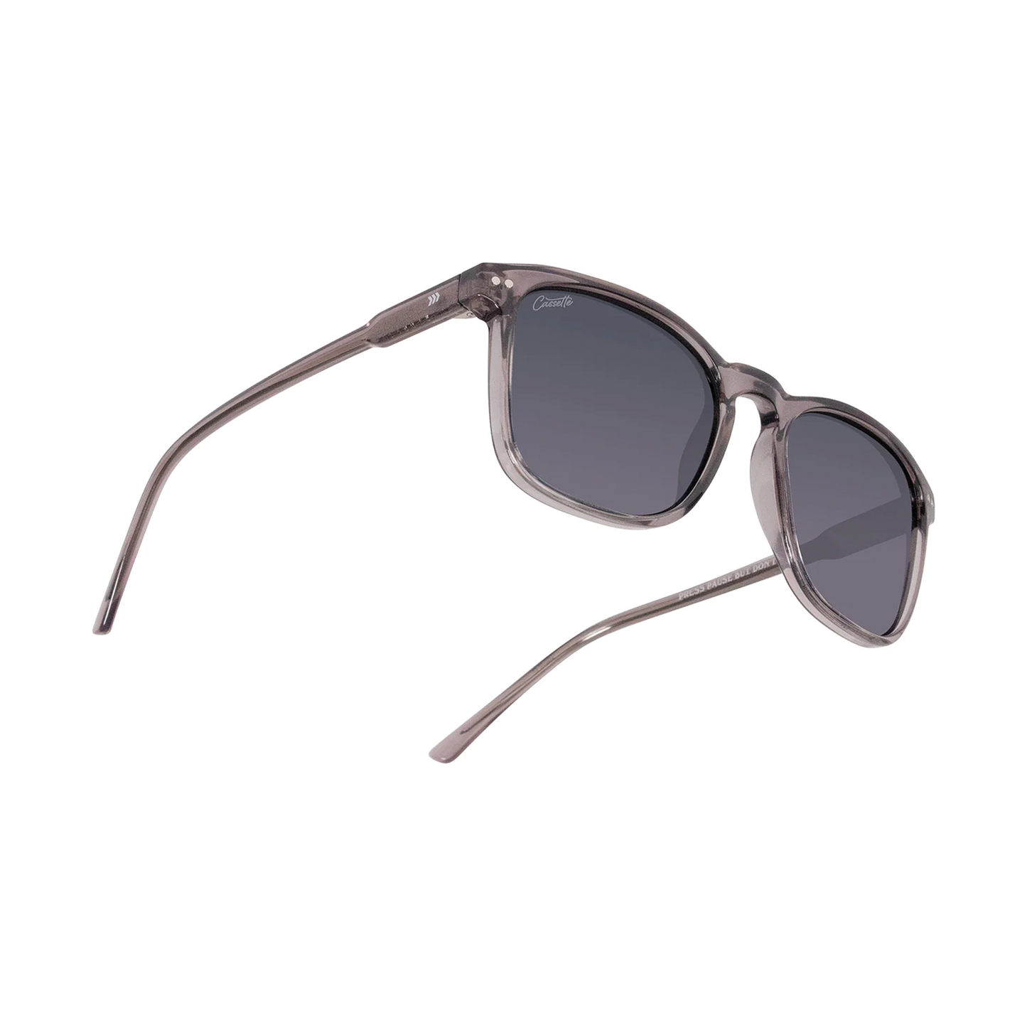 Cassette Playlist Sunglasses - Eclipse Black / Polarized Smoke Lens