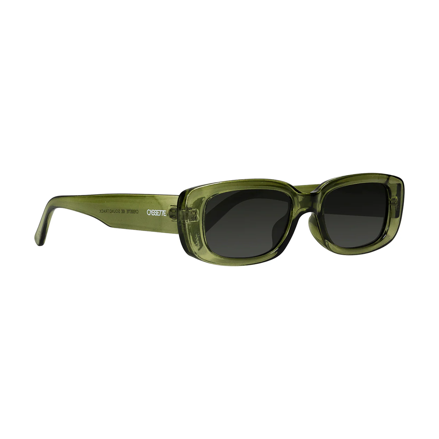 Cassette Soundtrack Sunglasses - Evergreen / Smoke Lens