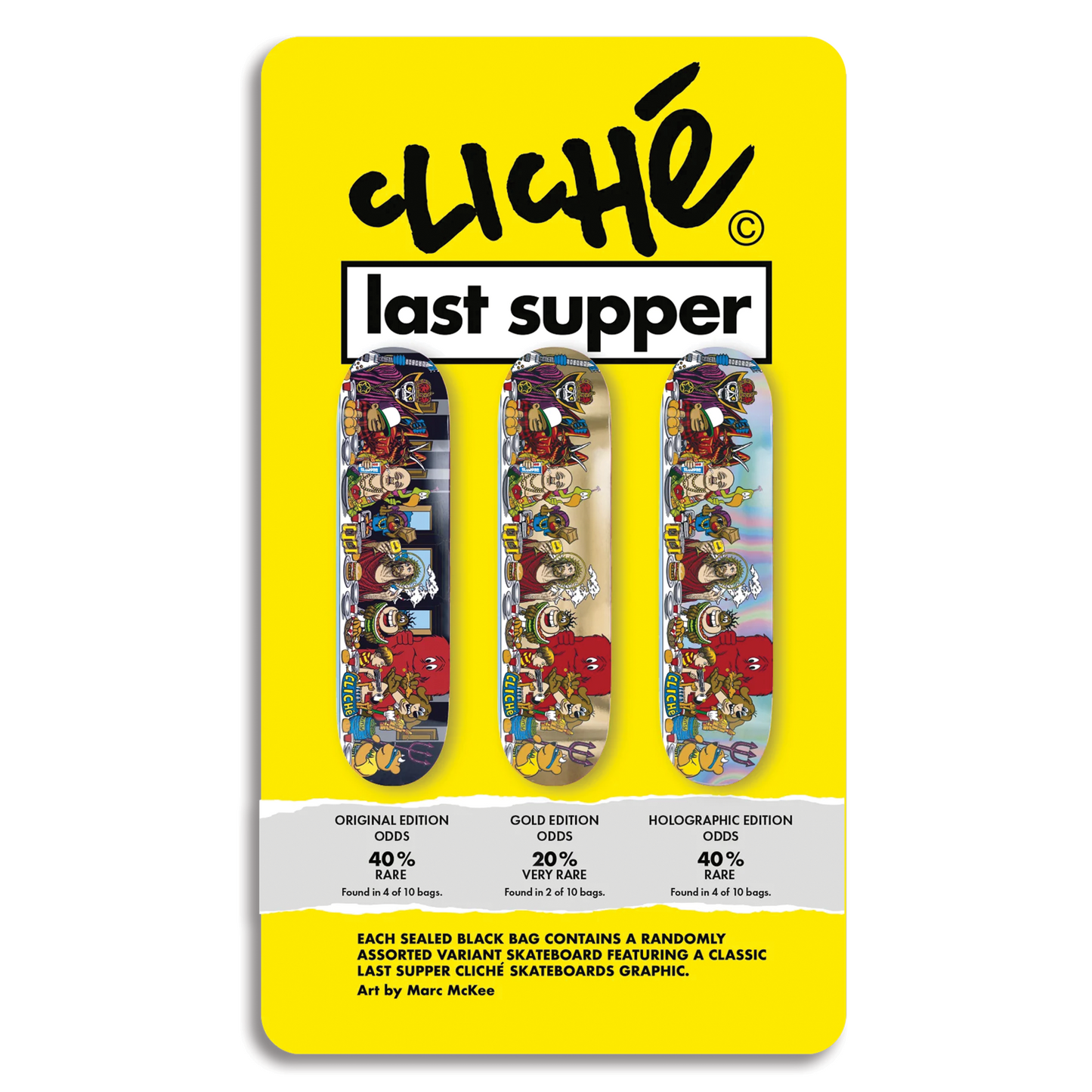 Cliché Last Supper Blind Bag Deck - 8.5