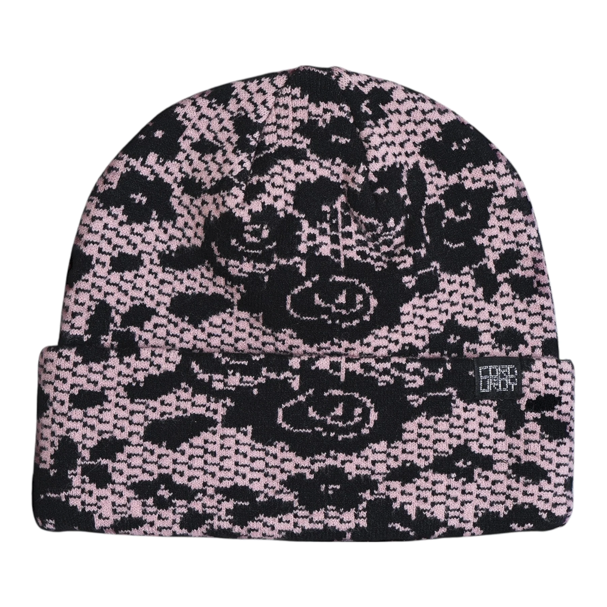 Corduroy Lace Beanie - Pink