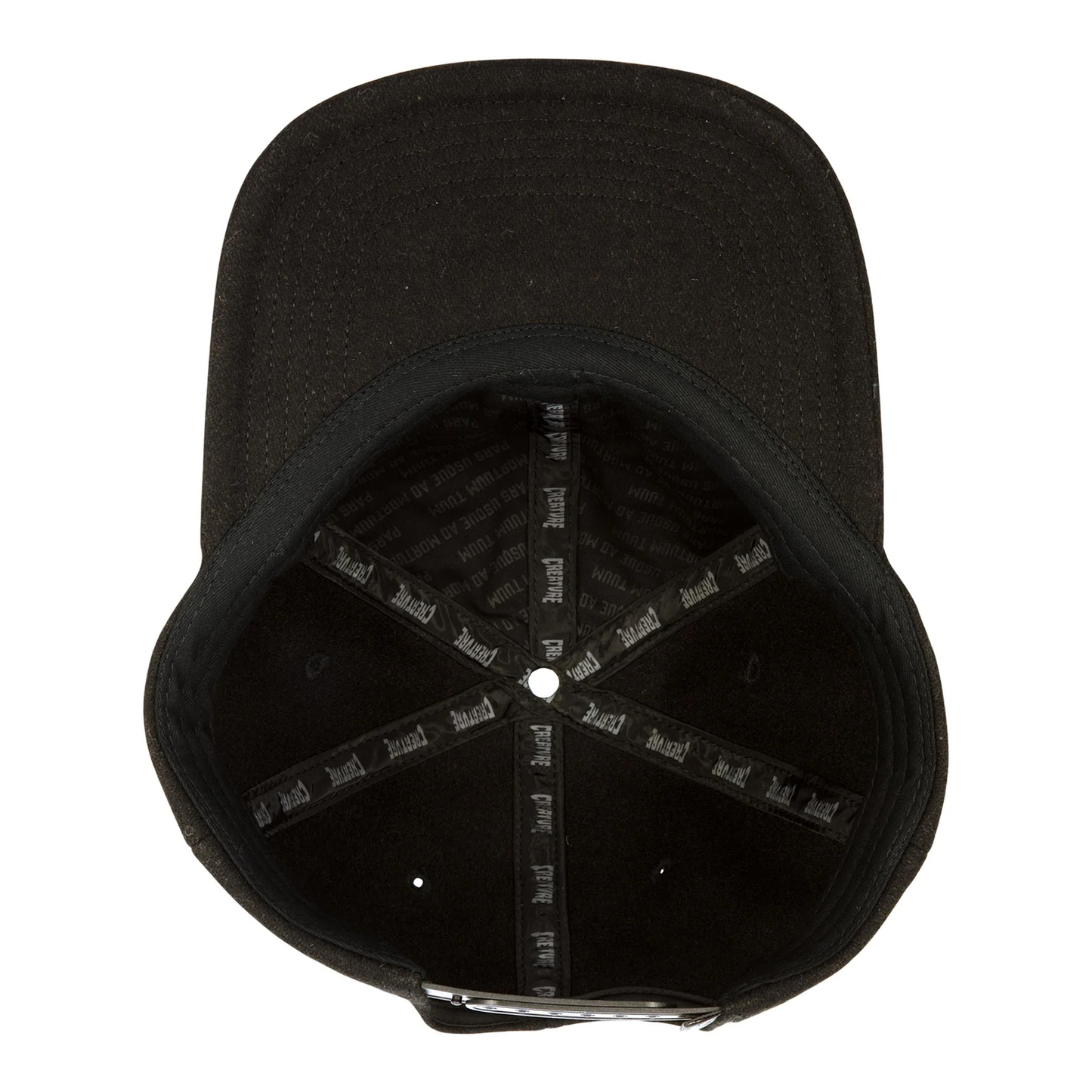 Creature Dropout Snapback Hat - Black