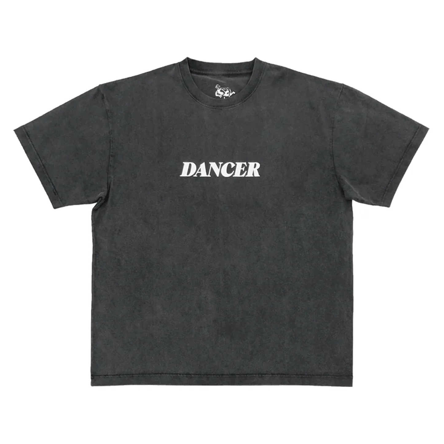 Dancer Italic Logo Tee - Washed Black