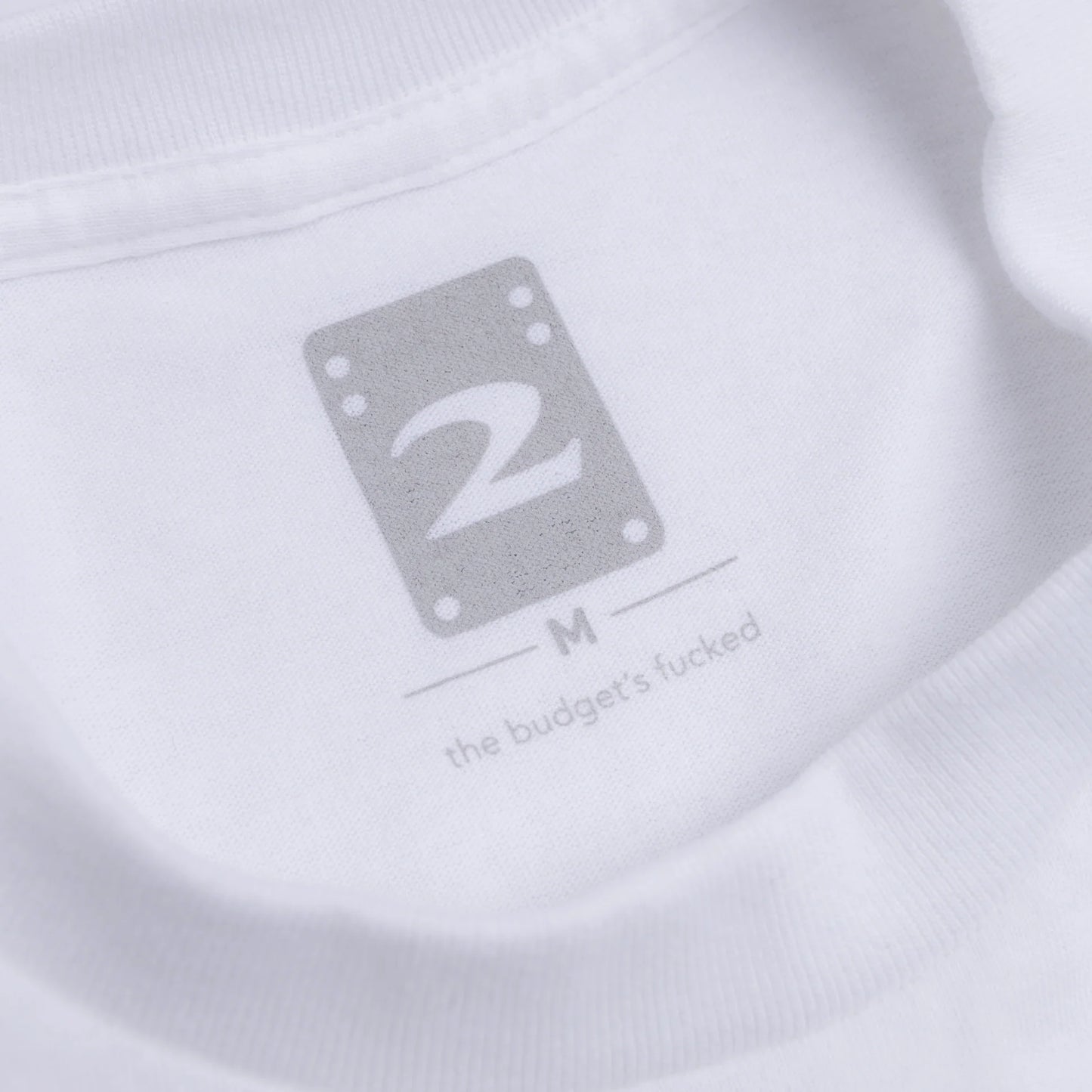 2 Riser Pads Logo Tee - White/Black