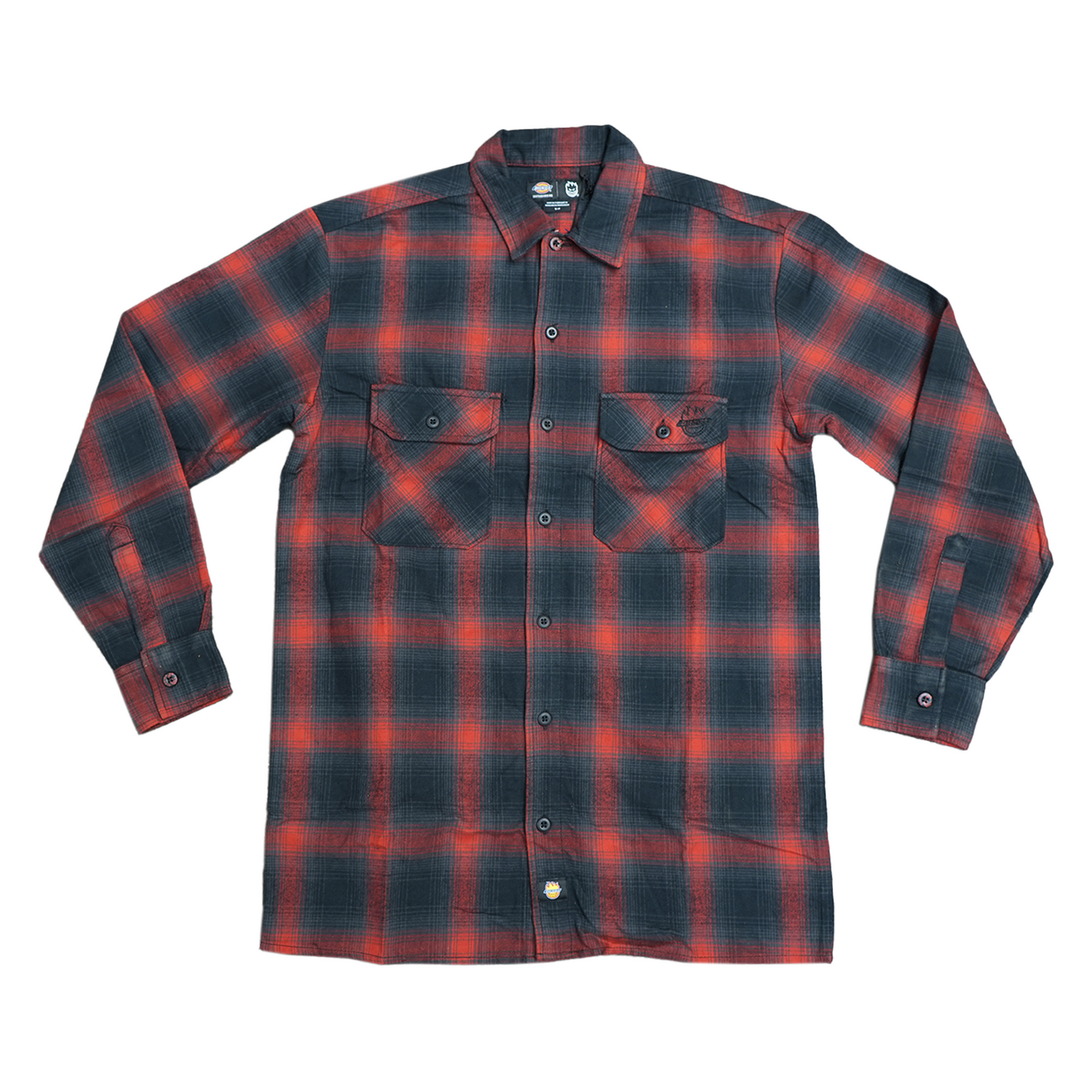 Dickies X Spitfire Flannel Shirt - Red