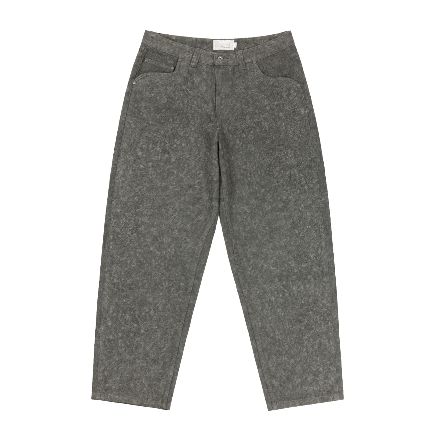 Dime Baggy Denim Pants - Electric Charcoal