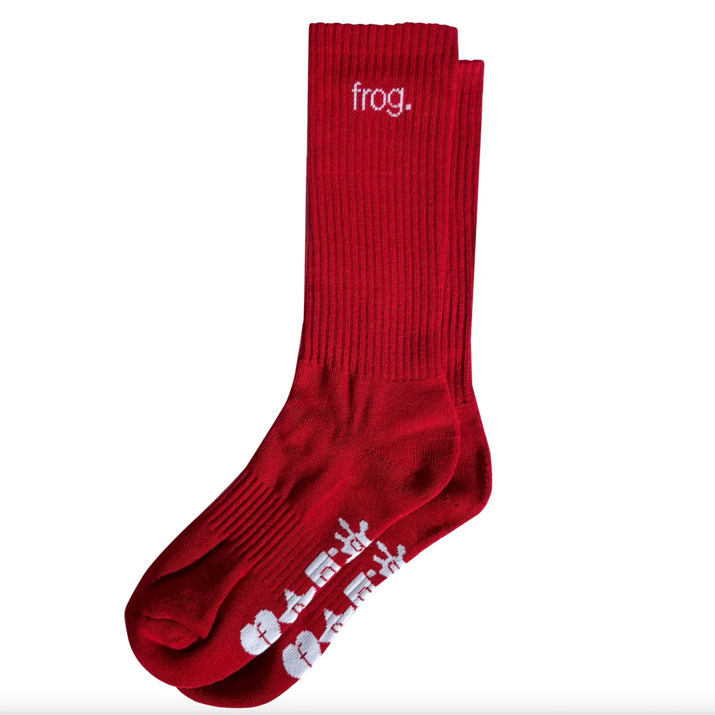Frog Socks - Red/White