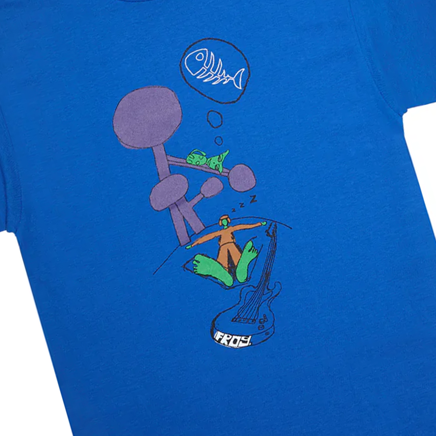 Frog Snoozer Tee - Blue