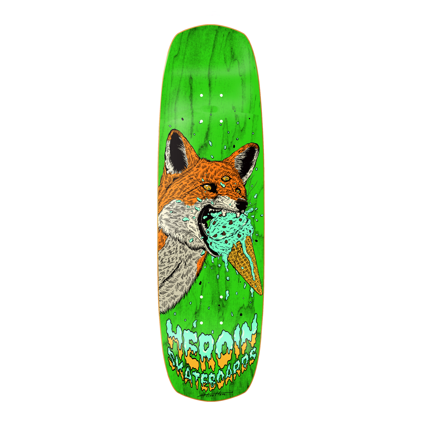 Heroin Hayate Fox Shovel Deck - 8.88