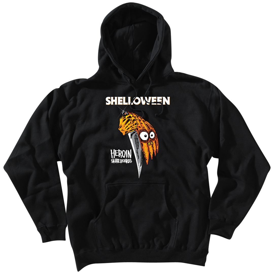 Heroin Shelloween Hoodie - Black