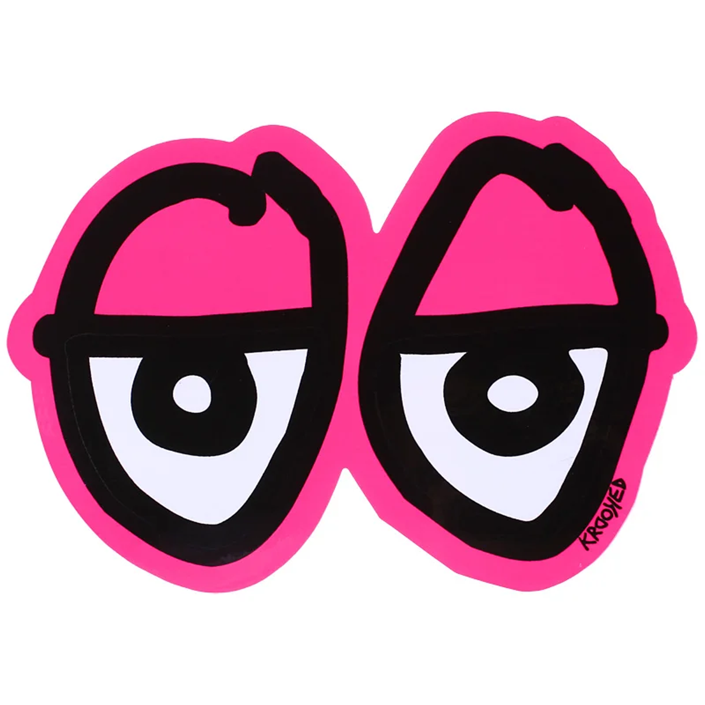 Krooked Eyes Sticker - Assorted Colors