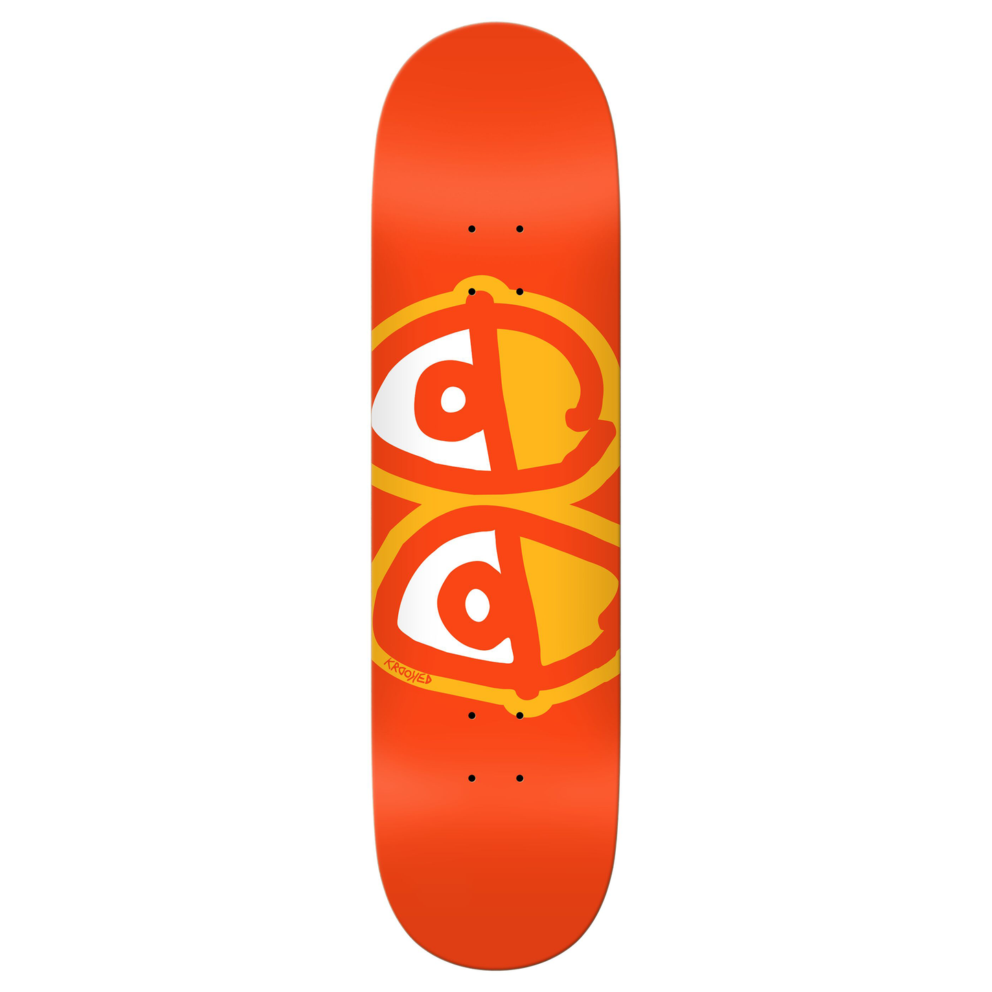 Krooked Team Orange Eyes Deck - 8.25