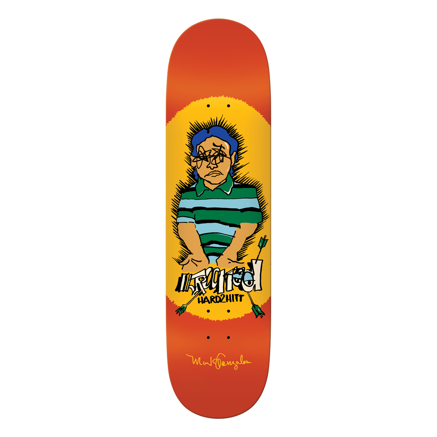 Krooked Gonz Hard2Hitt Deck - 8.5